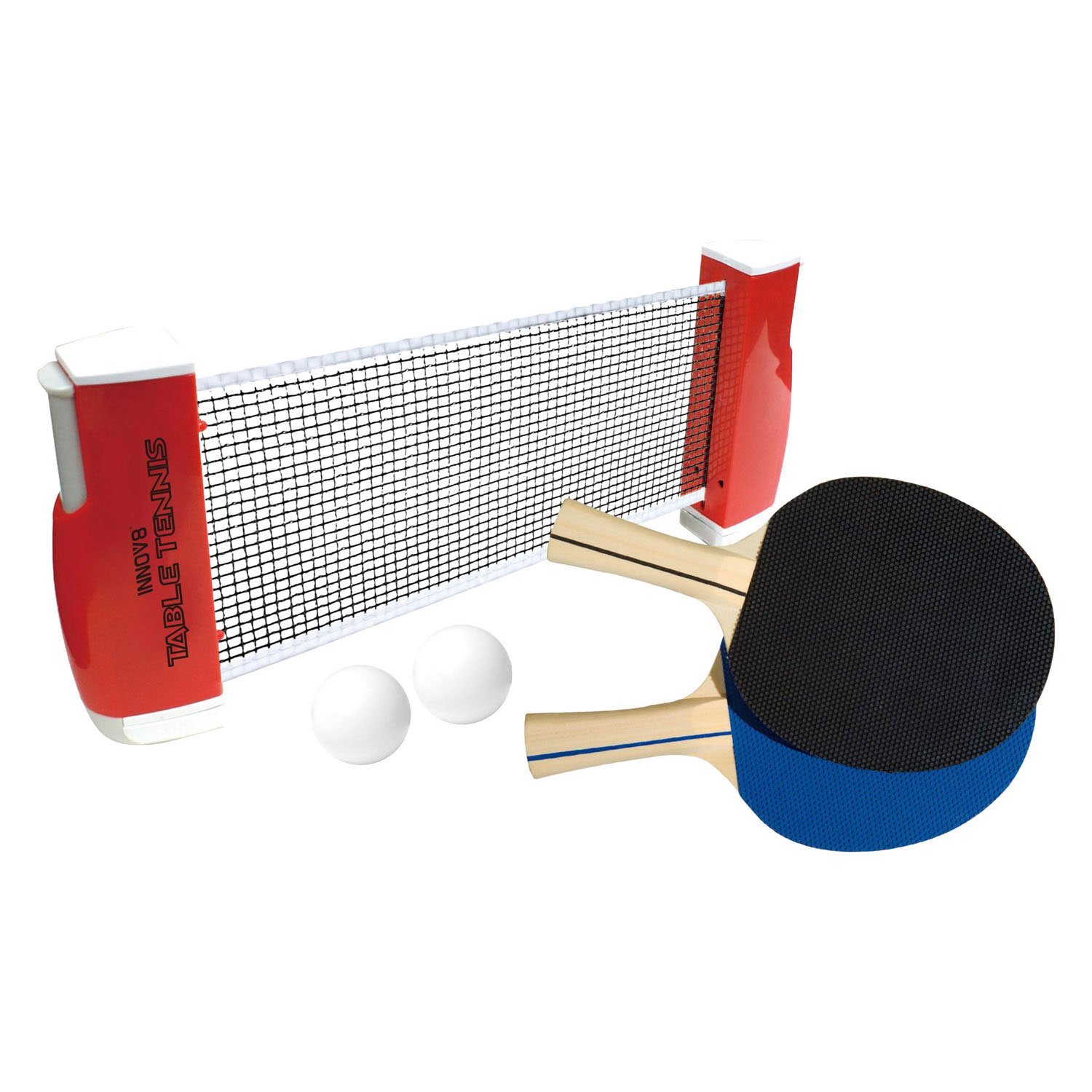Ping Pong Netpost Uitrekbaar tot 180cm - incl. 2 Bats en 2 Ballen