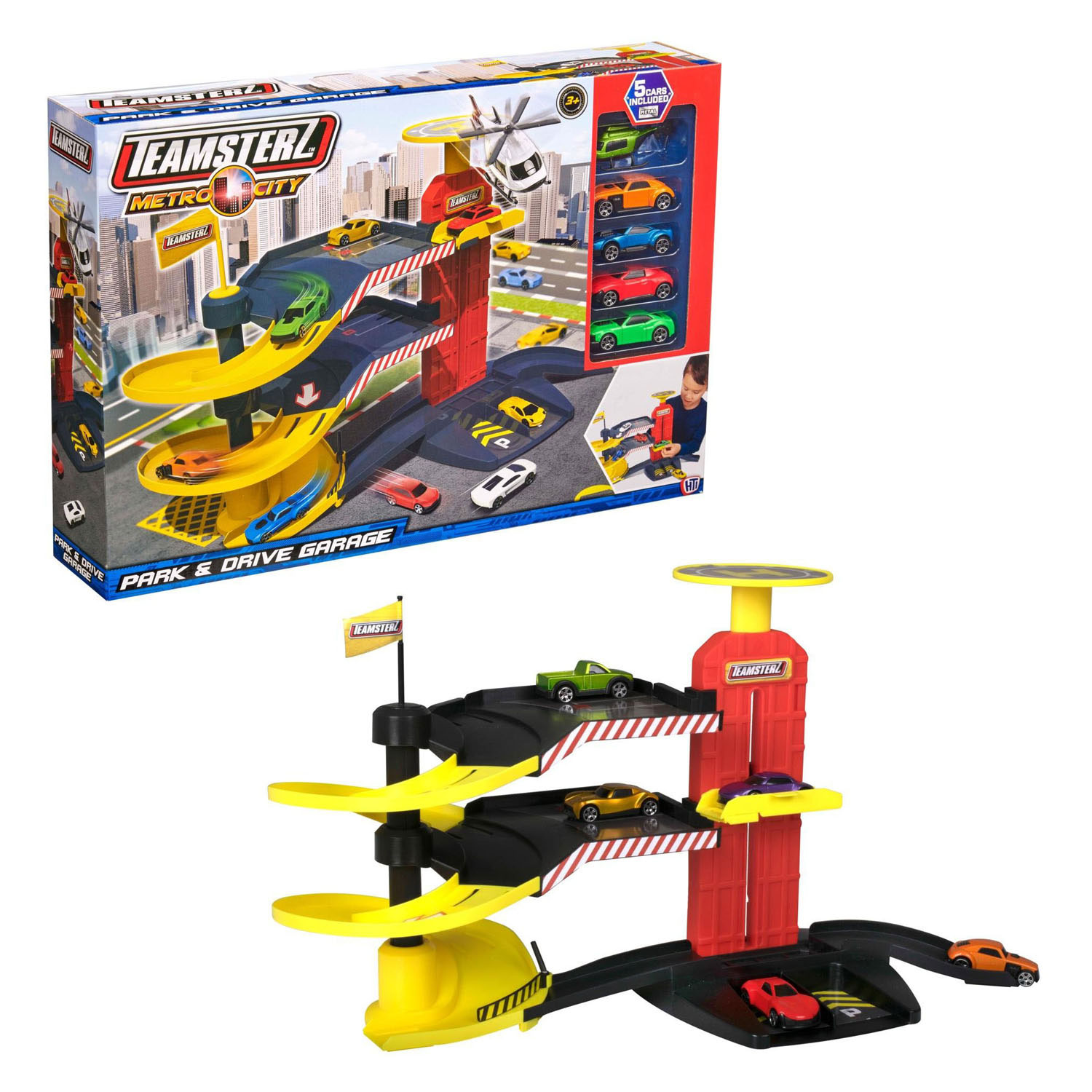Teamsterz City Park & Drive Garage met 5 Auto's