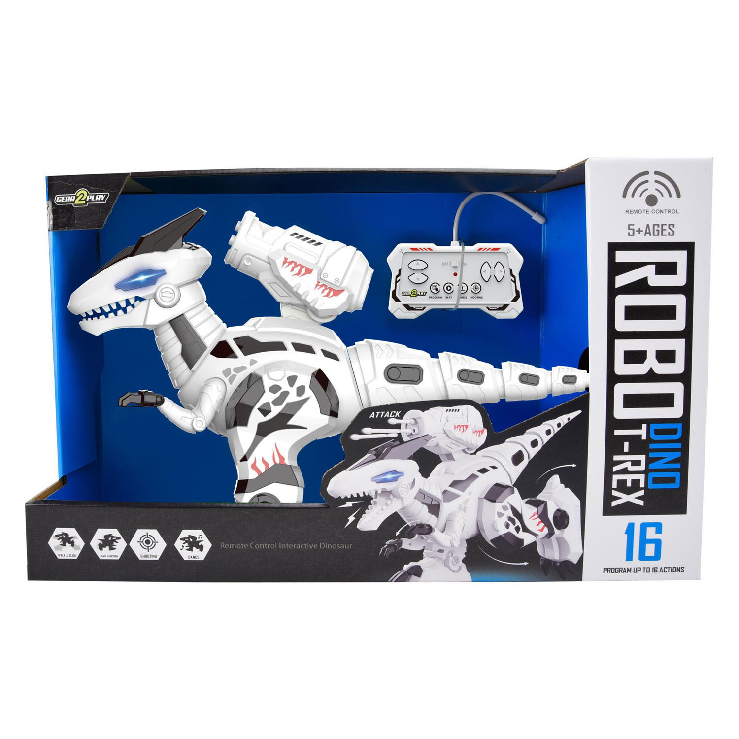 Robot dinosaure T-Rex radiocommandé Gear2Play