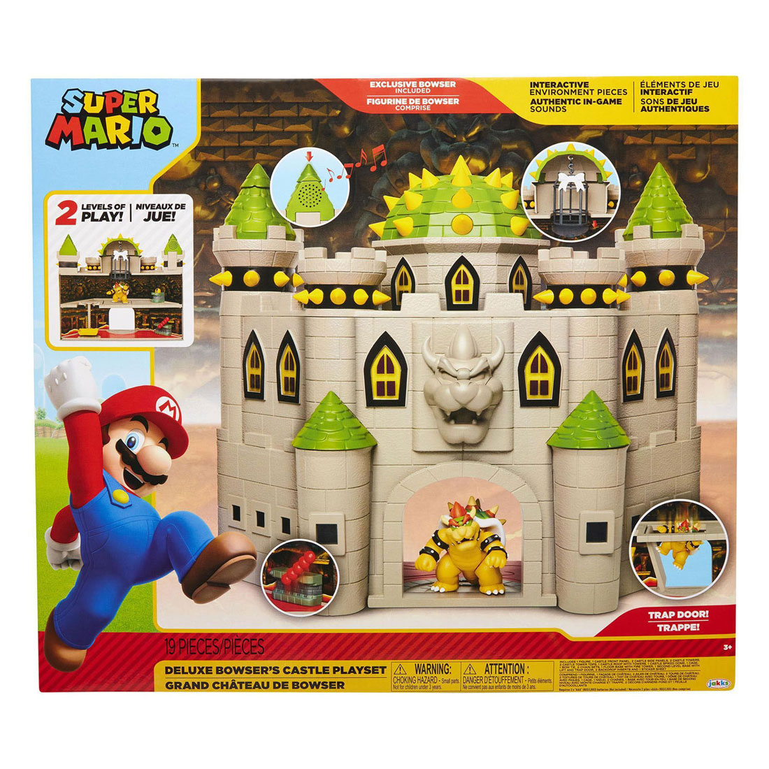 Super Mario Bowsers Burg – Spielset mit Sound