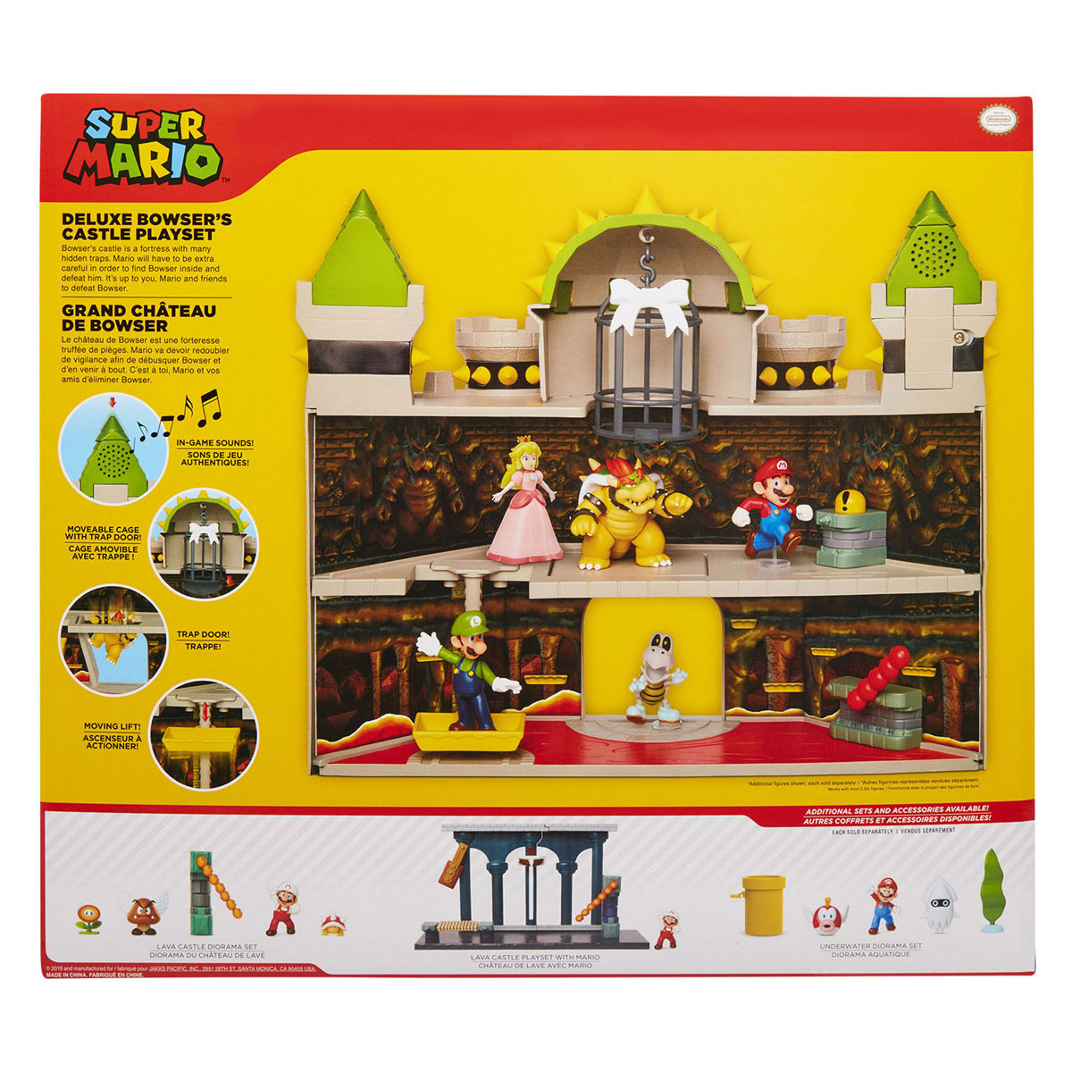 Super Mario Bowsers Burg – Spielset mit Sound