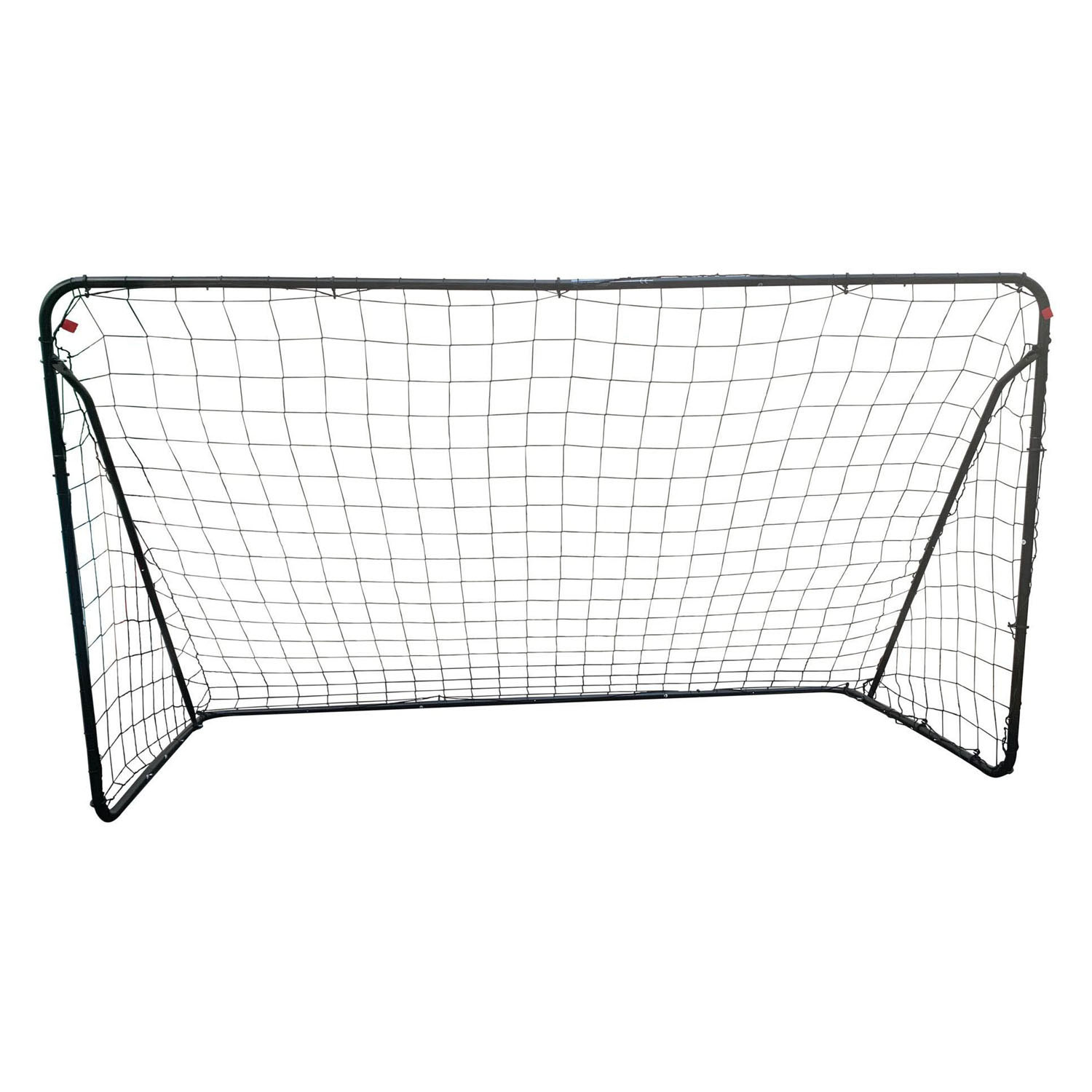 Fußballtor 240 x 90 x 150 cm, Stahl, Schwarz