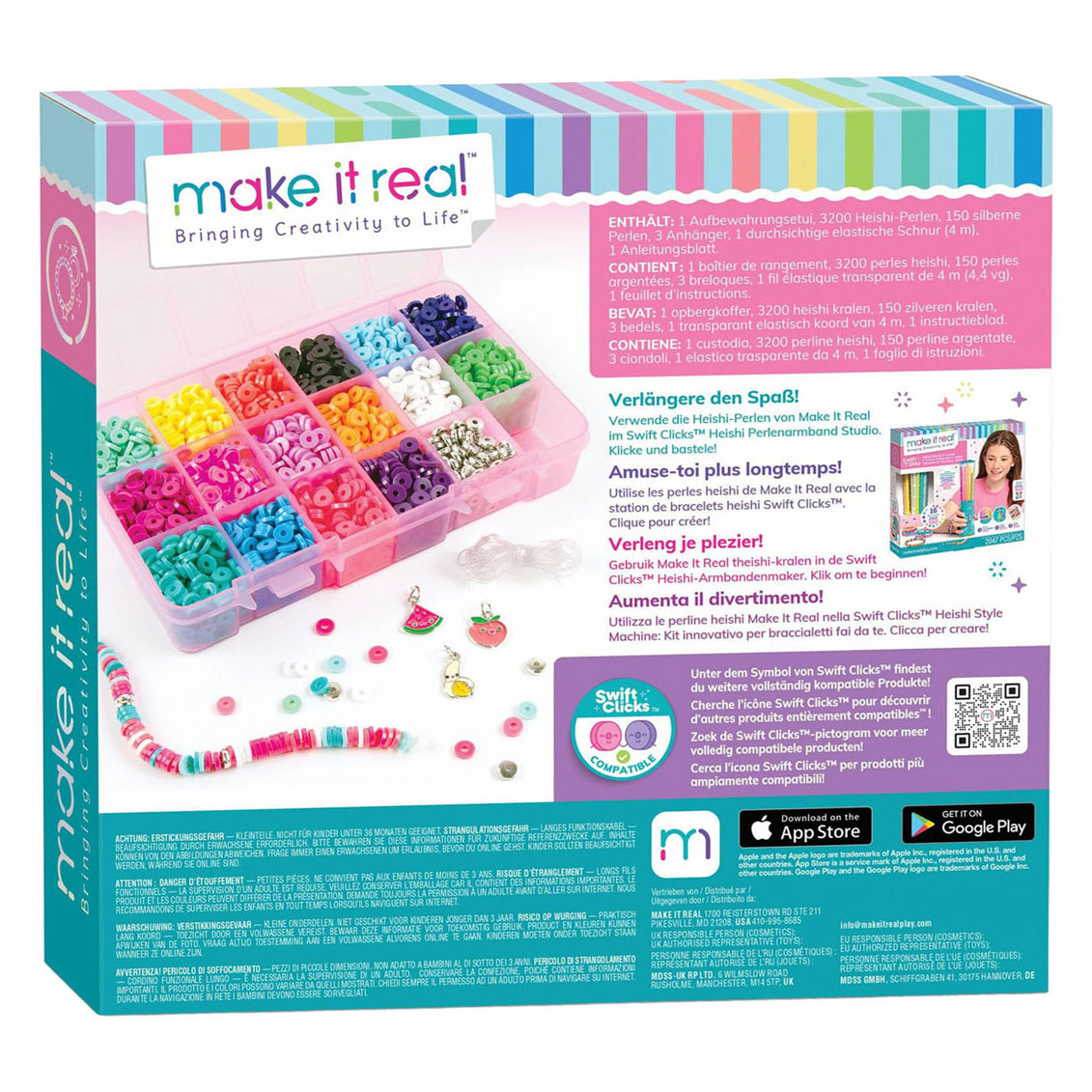 Make It Real Heishi Kralenstukjes - 3356dlg.