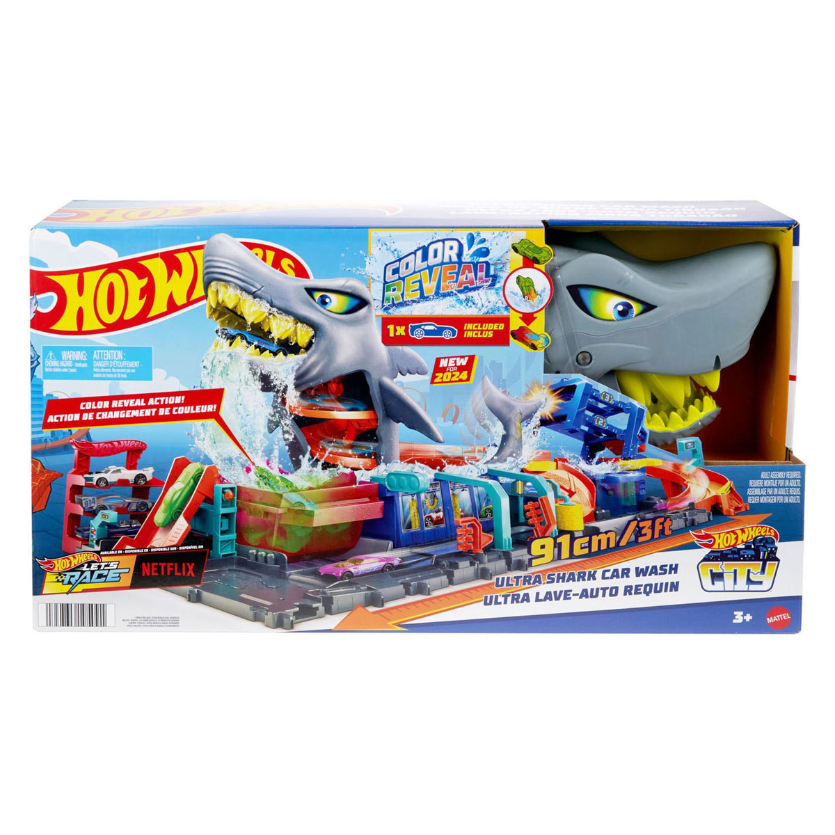 Hot Wheels City Ultra Shark Auto Wash