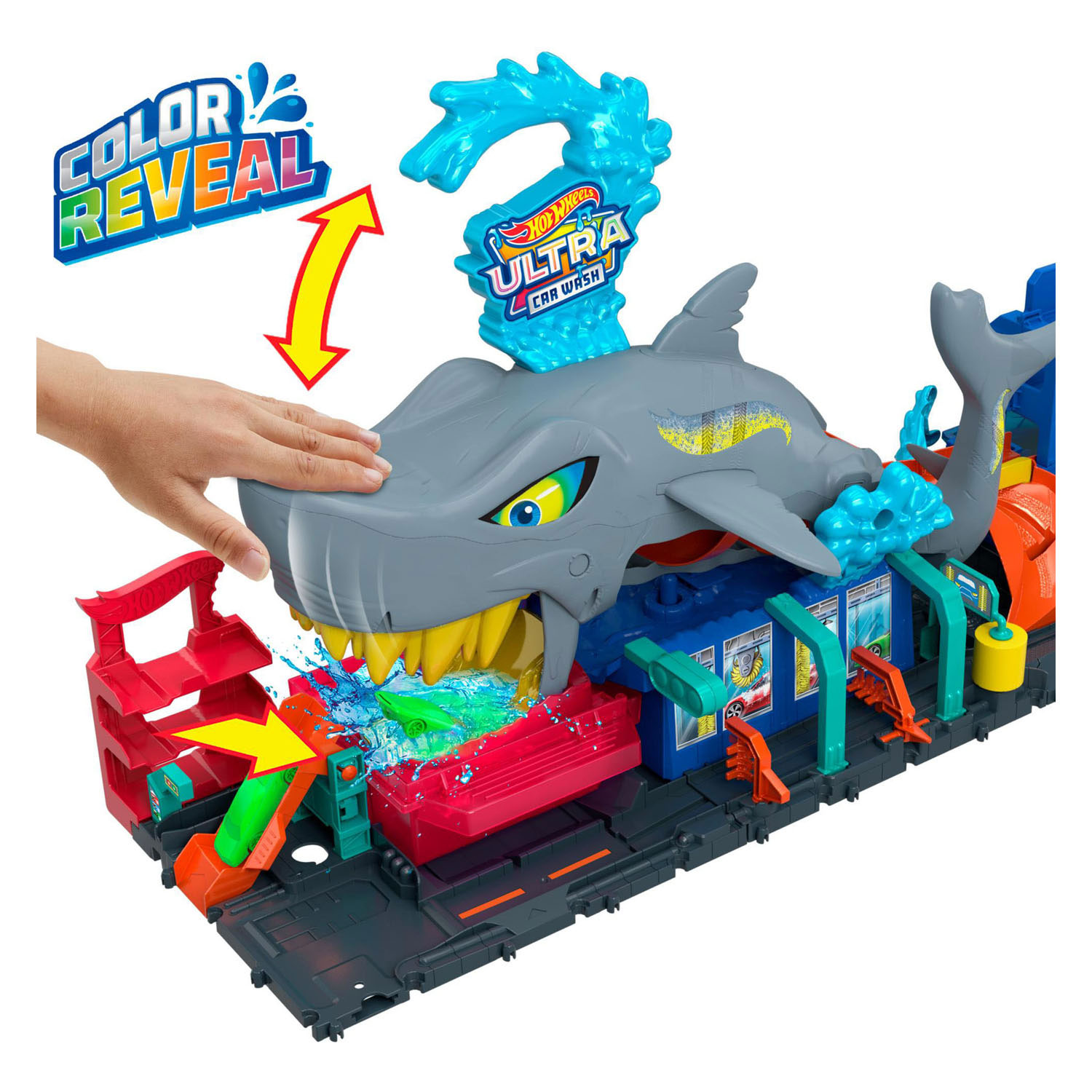 Hot Wheels City Ultra Shark Auto Wash