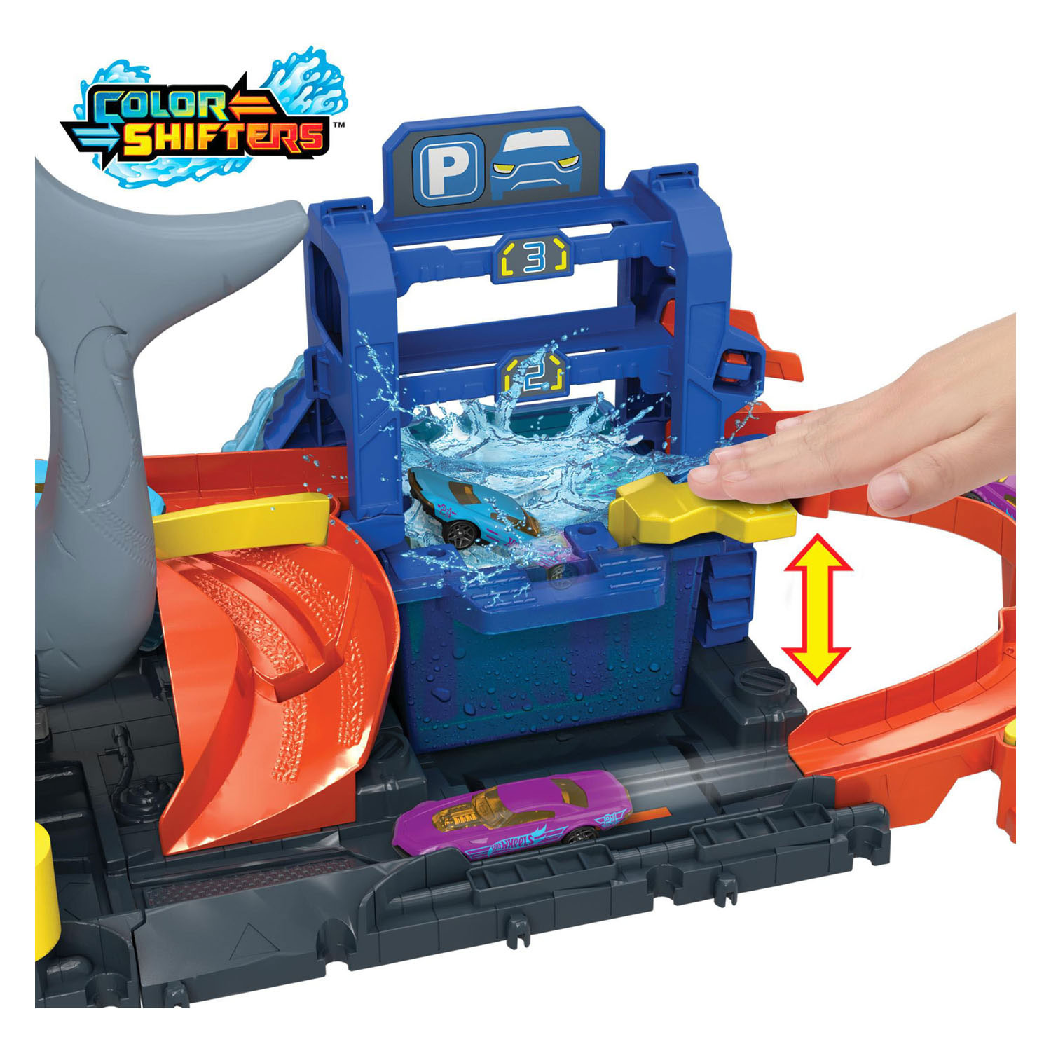 Hot Wheels City Ultra Shark Auto Wash
