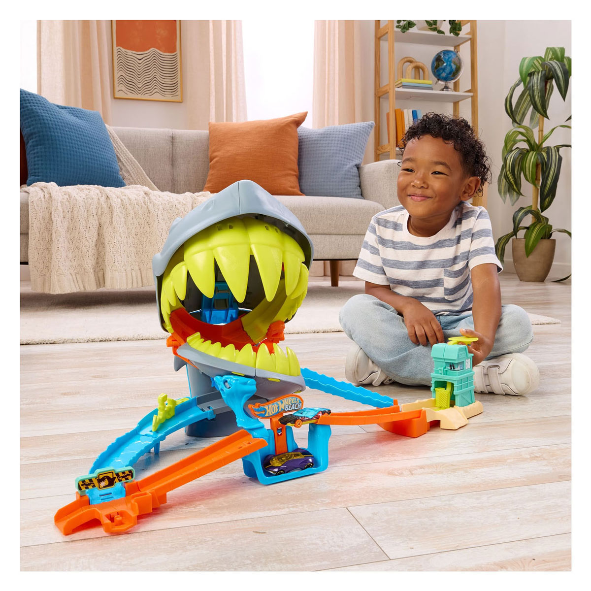 Hot Wheels City Plage Shark Chomp Racebaan