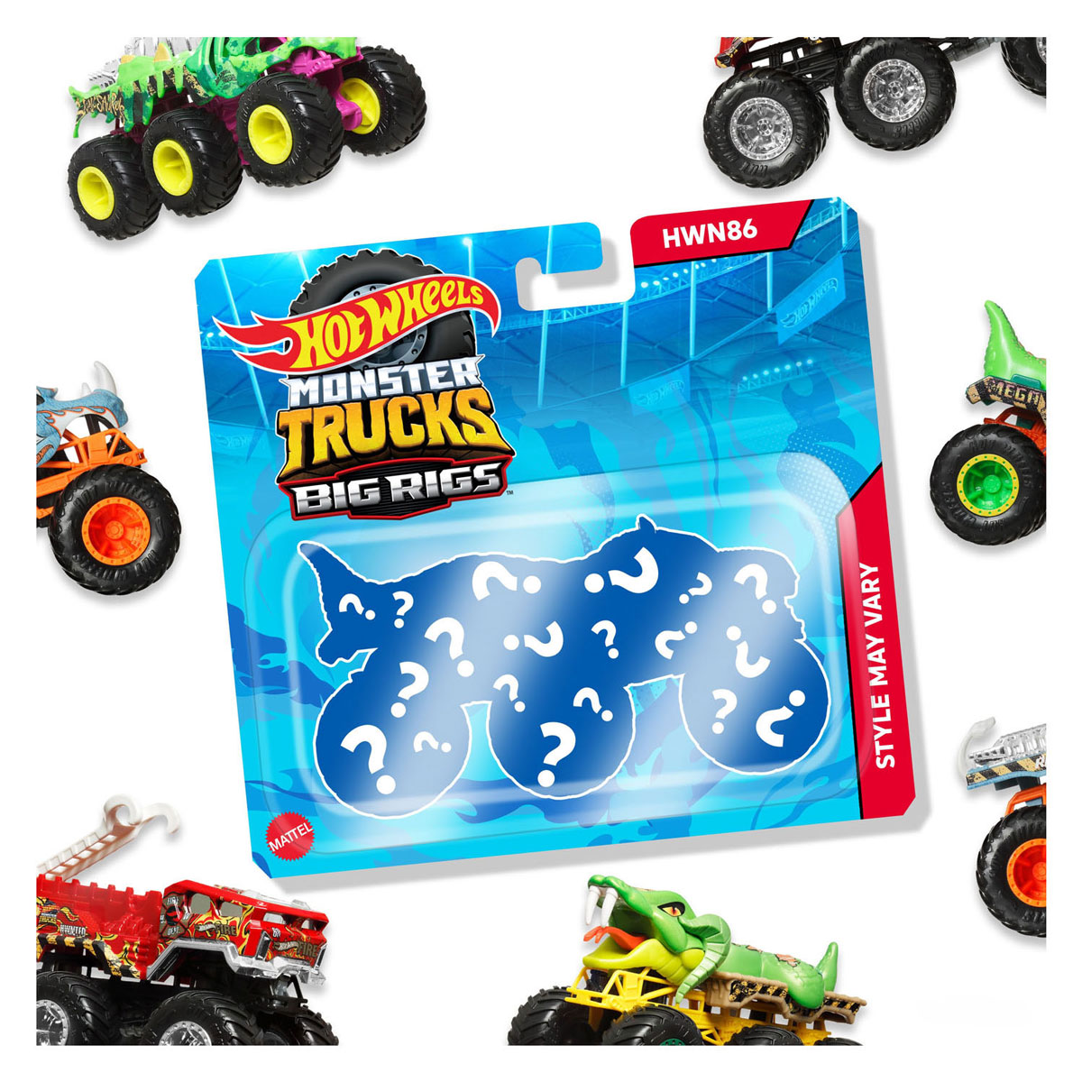 Hot Wheels Monster Truck Big Rigs - 1:64
