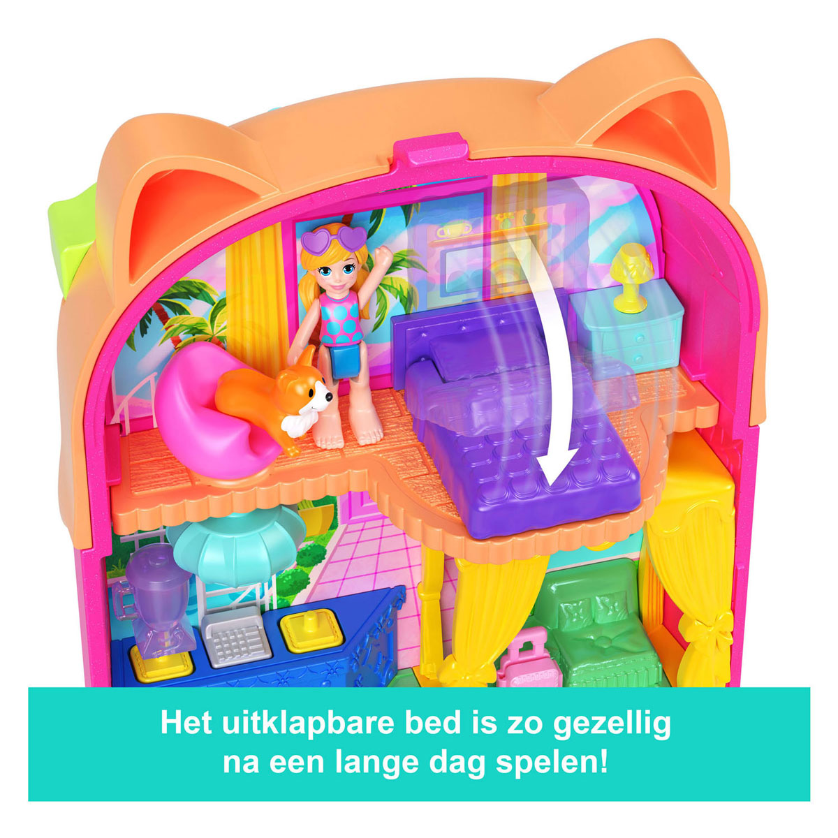 Polly Pocket Kitty Popsicle Compact