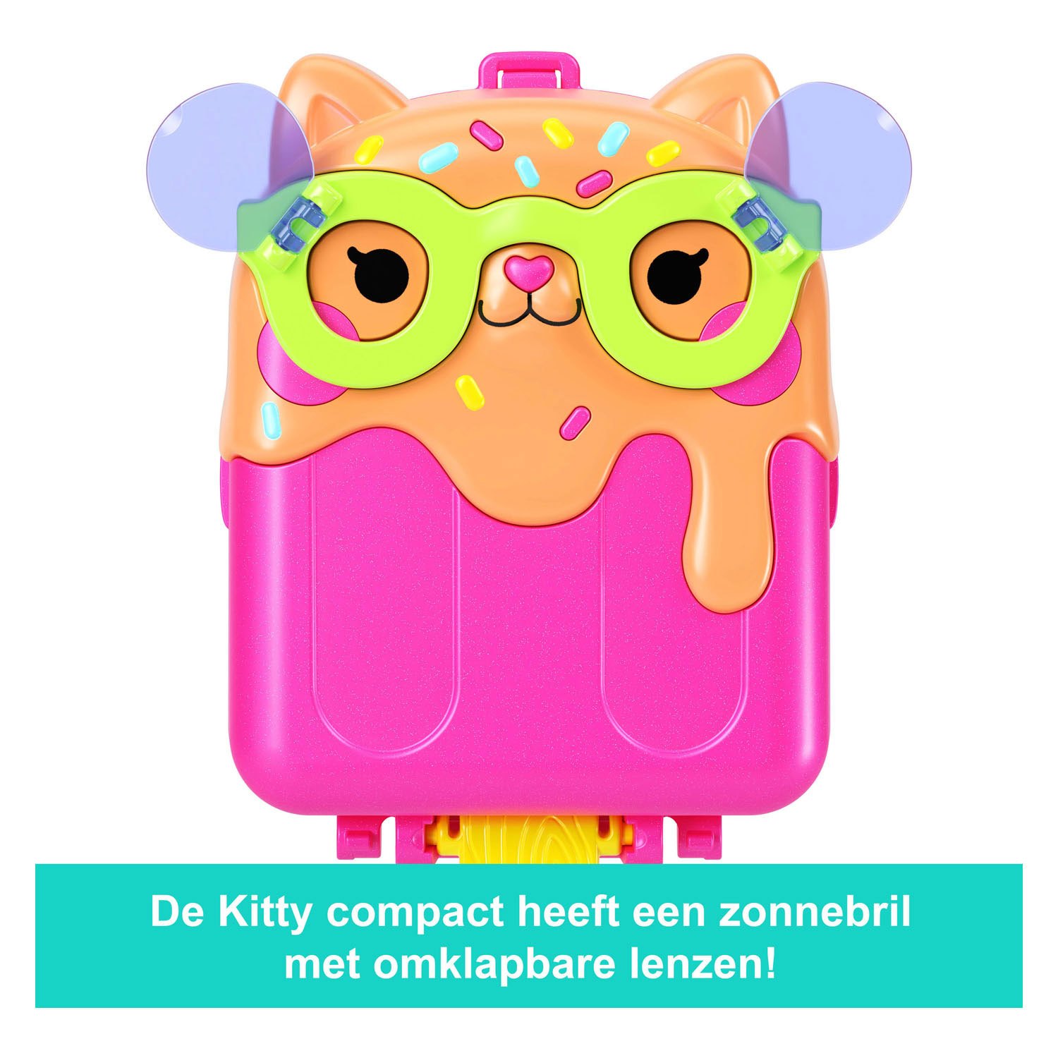 Polly Pocket Kitty Popsicle Compact