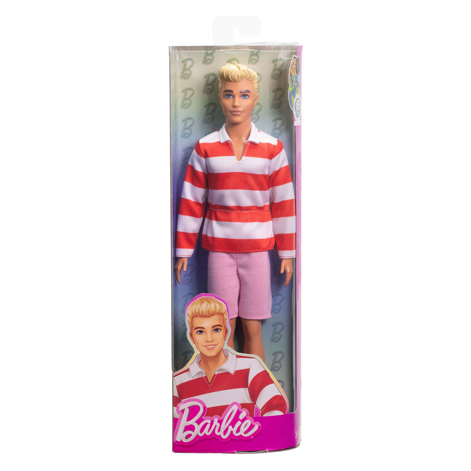 Barbie Fashionista - Ken Rood Wit Gestreept