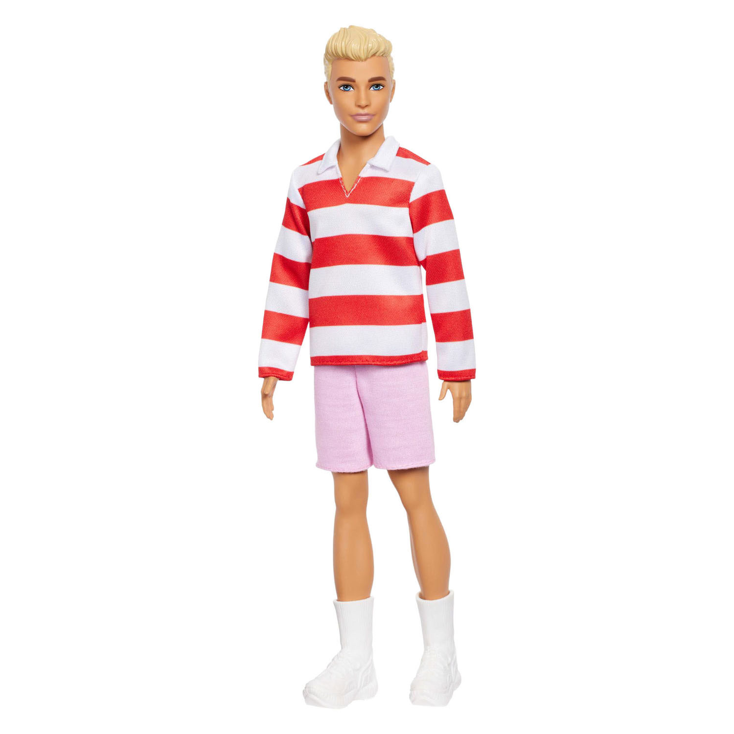 Barbie Fashionista - Ken Rood Wit Gestreept