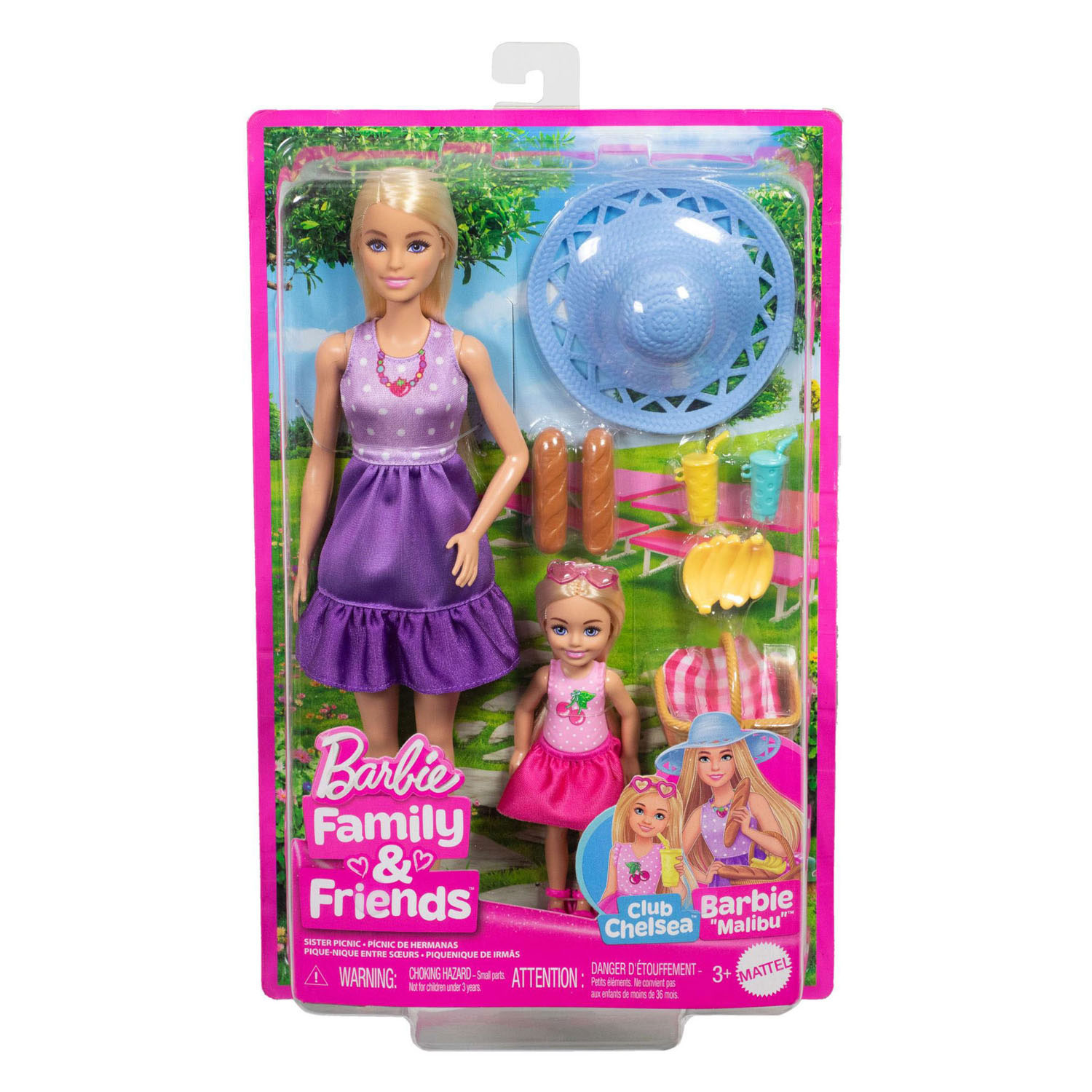 Coffret Barbie Malibu Picnic avec poupée Chelsea