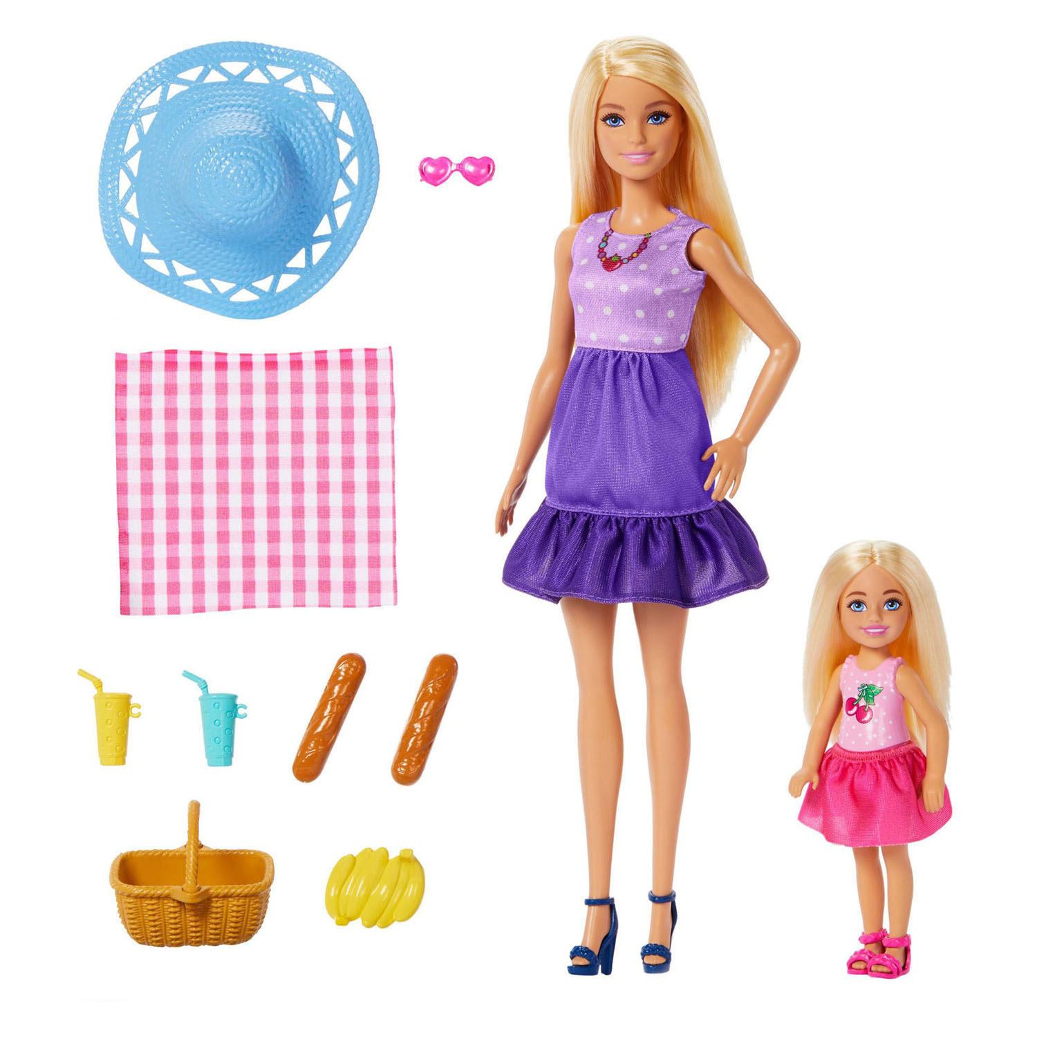 Coffret Barbie Malibu Picnic avec poupée Chelsea