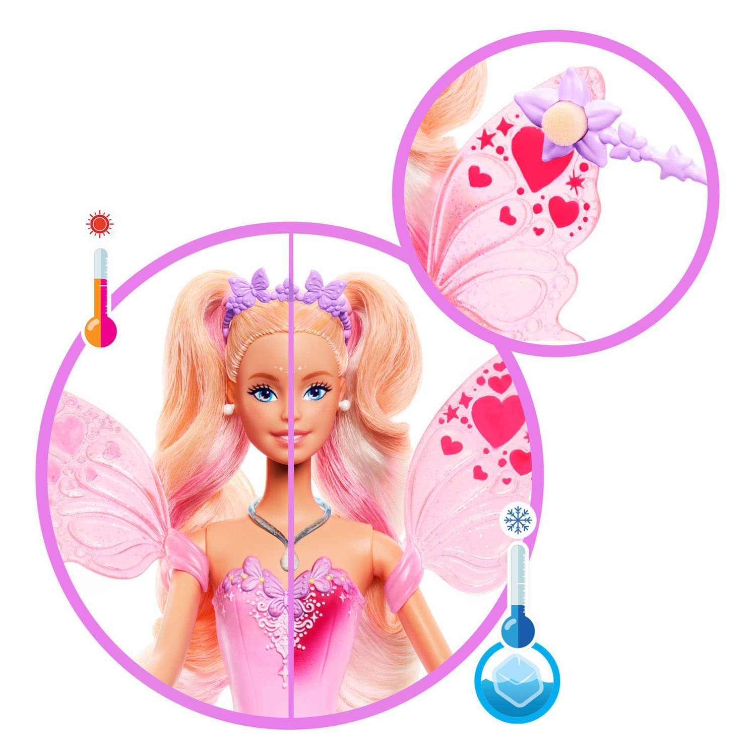Barbie Kleurveranderende Fee Modepop