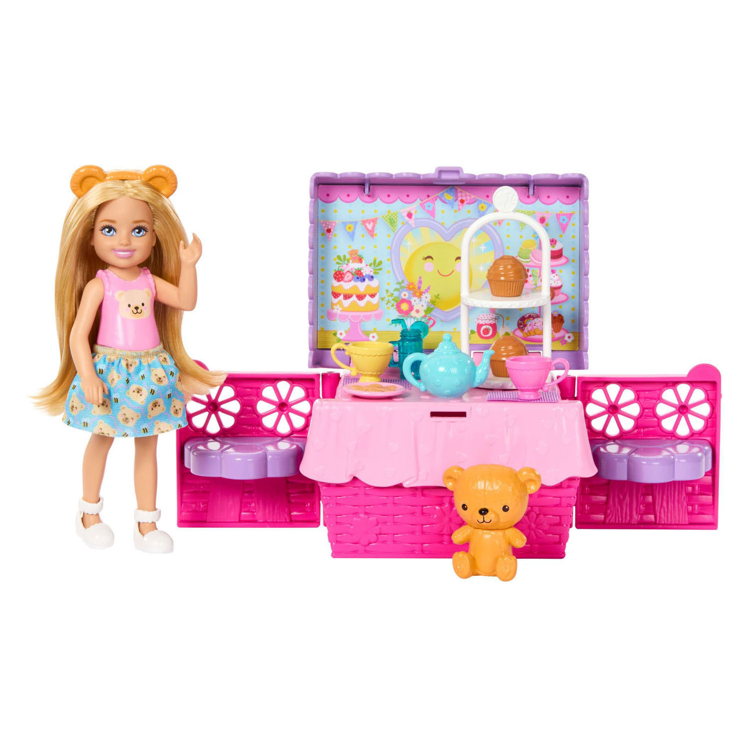 Barbie Familiy & Friend Chelsea Picknick Theefeestje Modepop