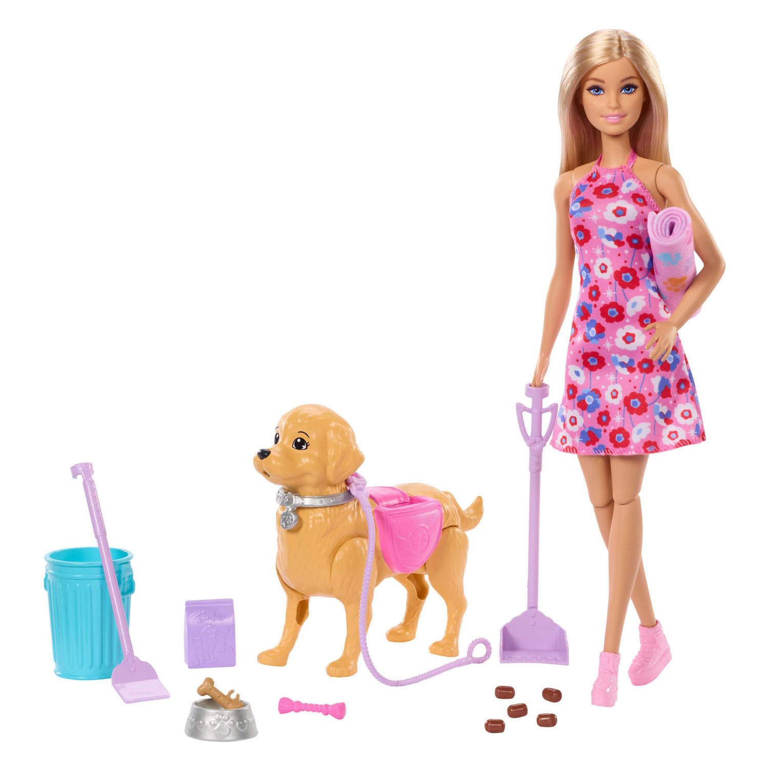 Barbie Family & Friends Set Barbie en haar Puppy
