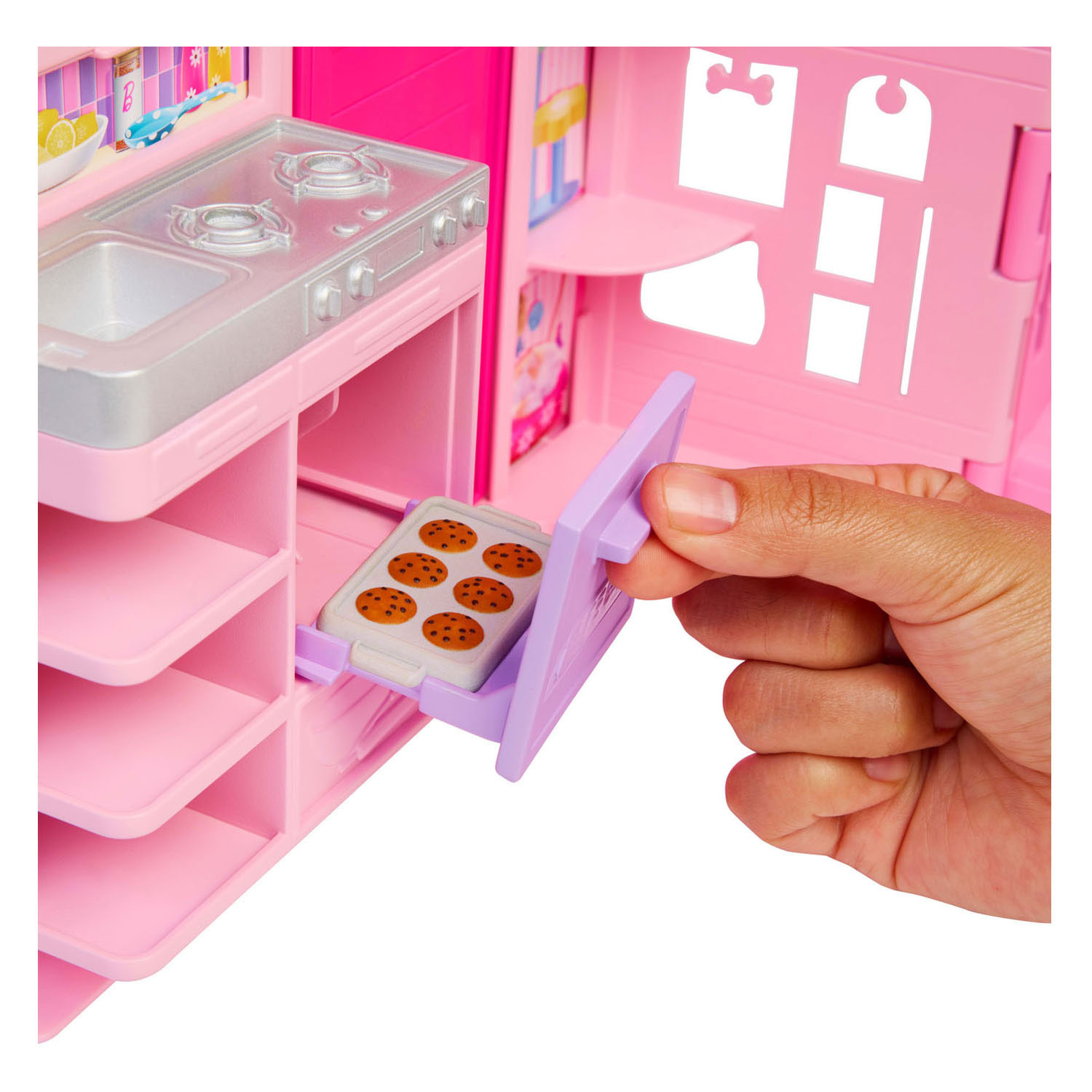 Barbie Weekend Escape Huis met Modepop - 10+dlg.