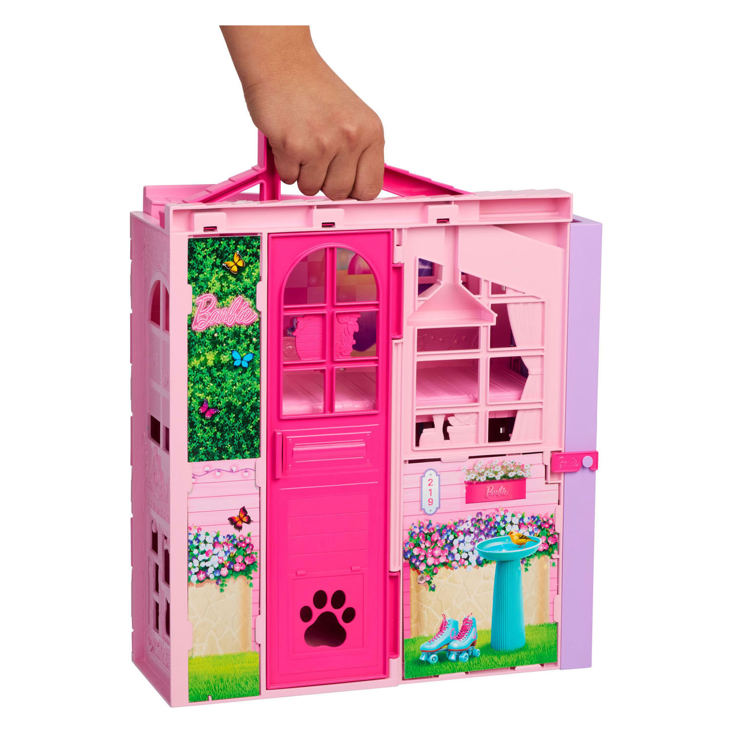 Barbie Weekend Escape Huis met Modepop - 10+dlg.