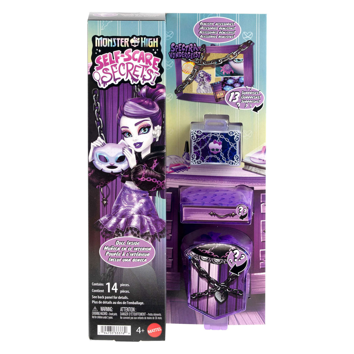 Monster High Self-Scare Secrets Modepop met 13 Verrassingen