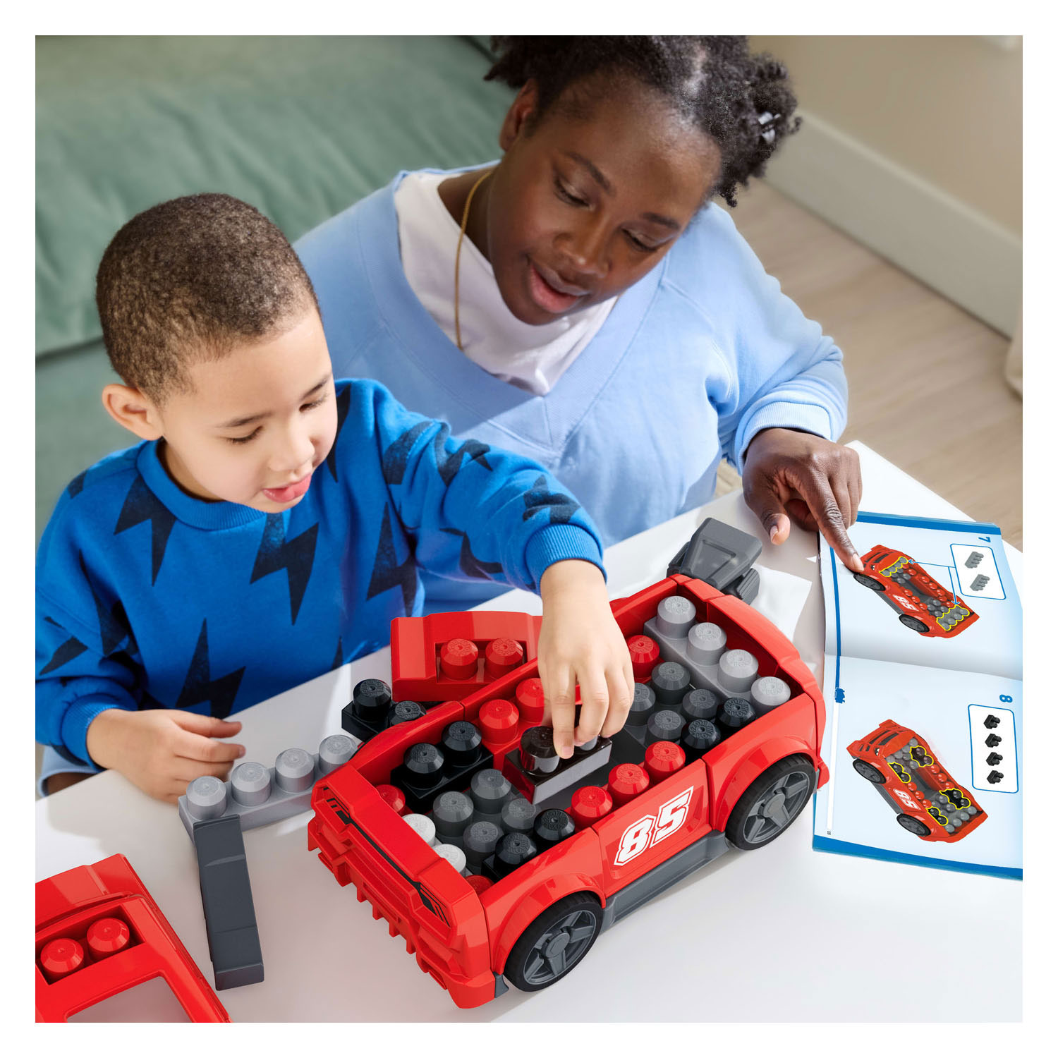 Mega Bloks Bouw en Rij Raceauto - 26dlg.