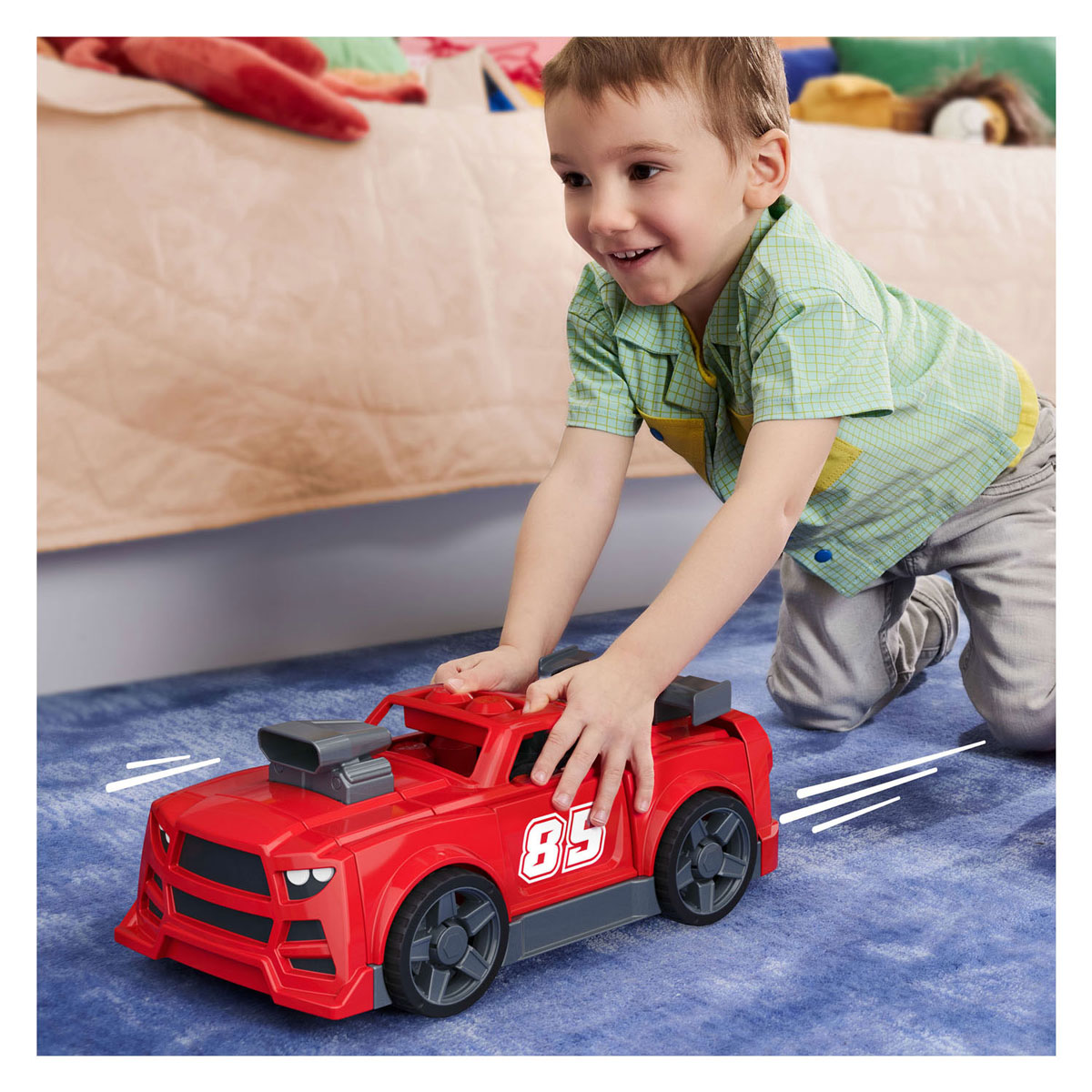 Mega Bloks Bouw en Rij Raceauto - 26dlg.