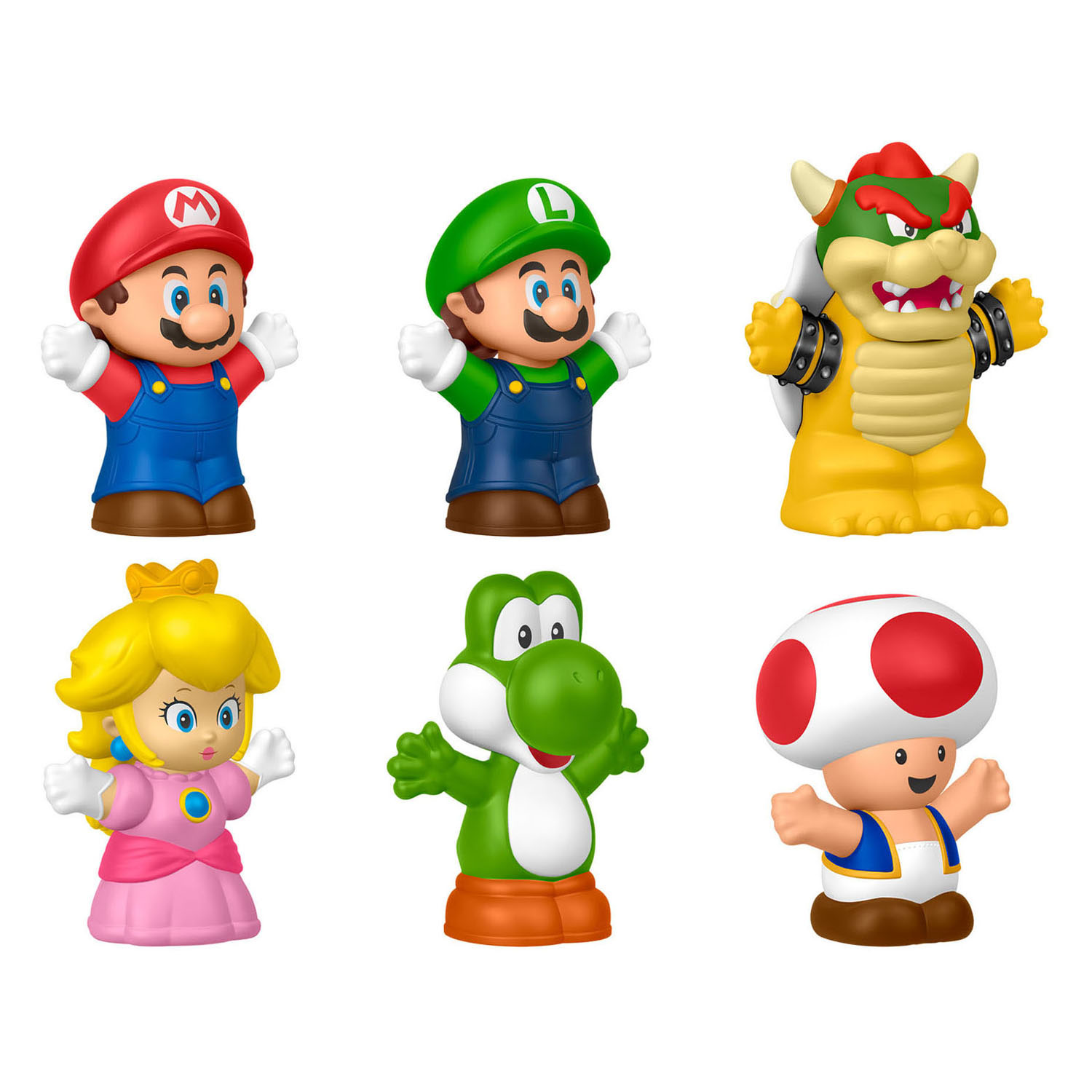 Fisher Price Little People Super Mario Speelgoedset - 6dlg.