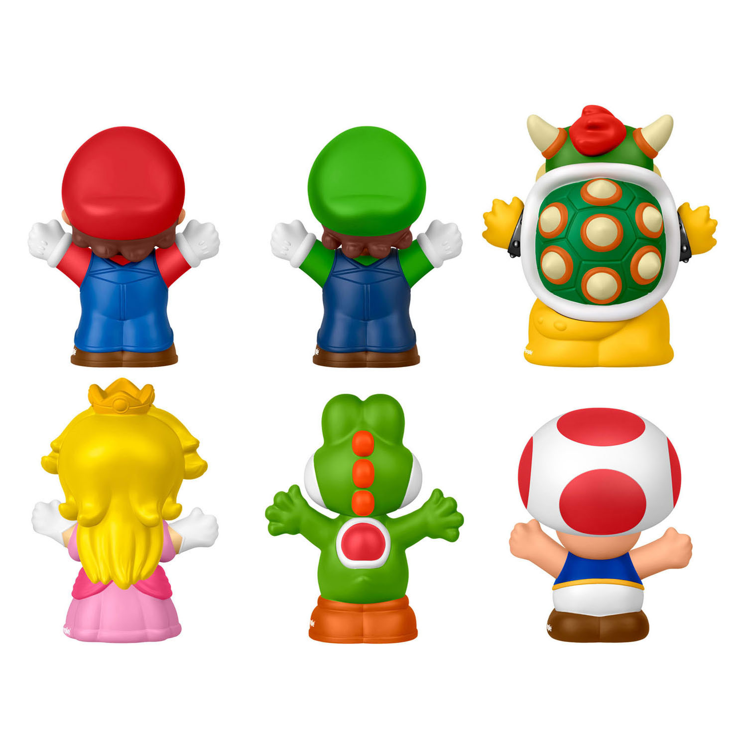 Fisher Price Little People Super Mario Speelgoedset - 6dlg.