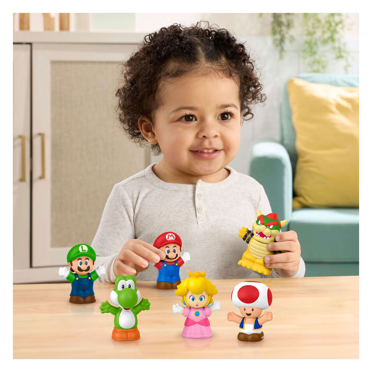 Fisher Price Little People Super Mario Speelgoedset - 6dlg.