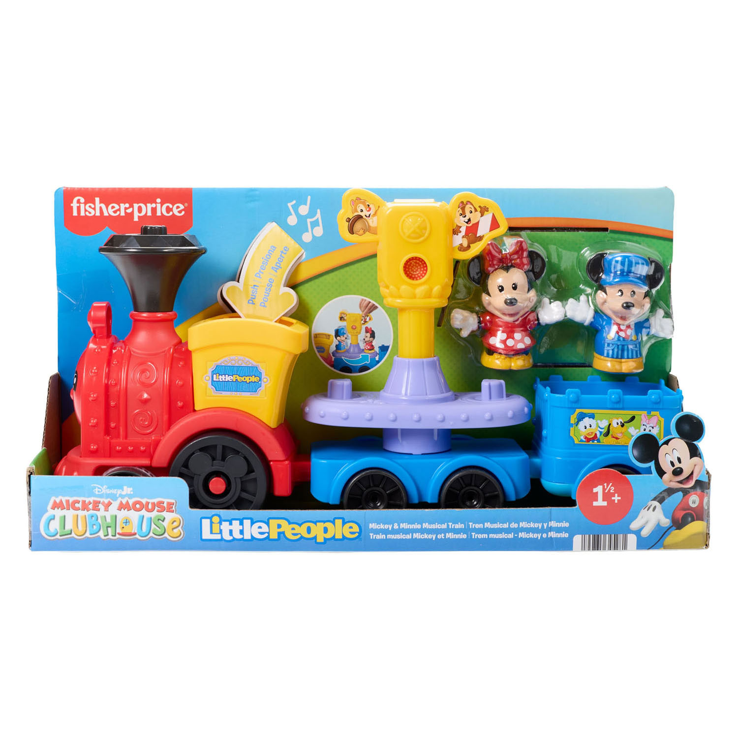 Fisher Price Little People Mickey en Minnie Muzikale Trein