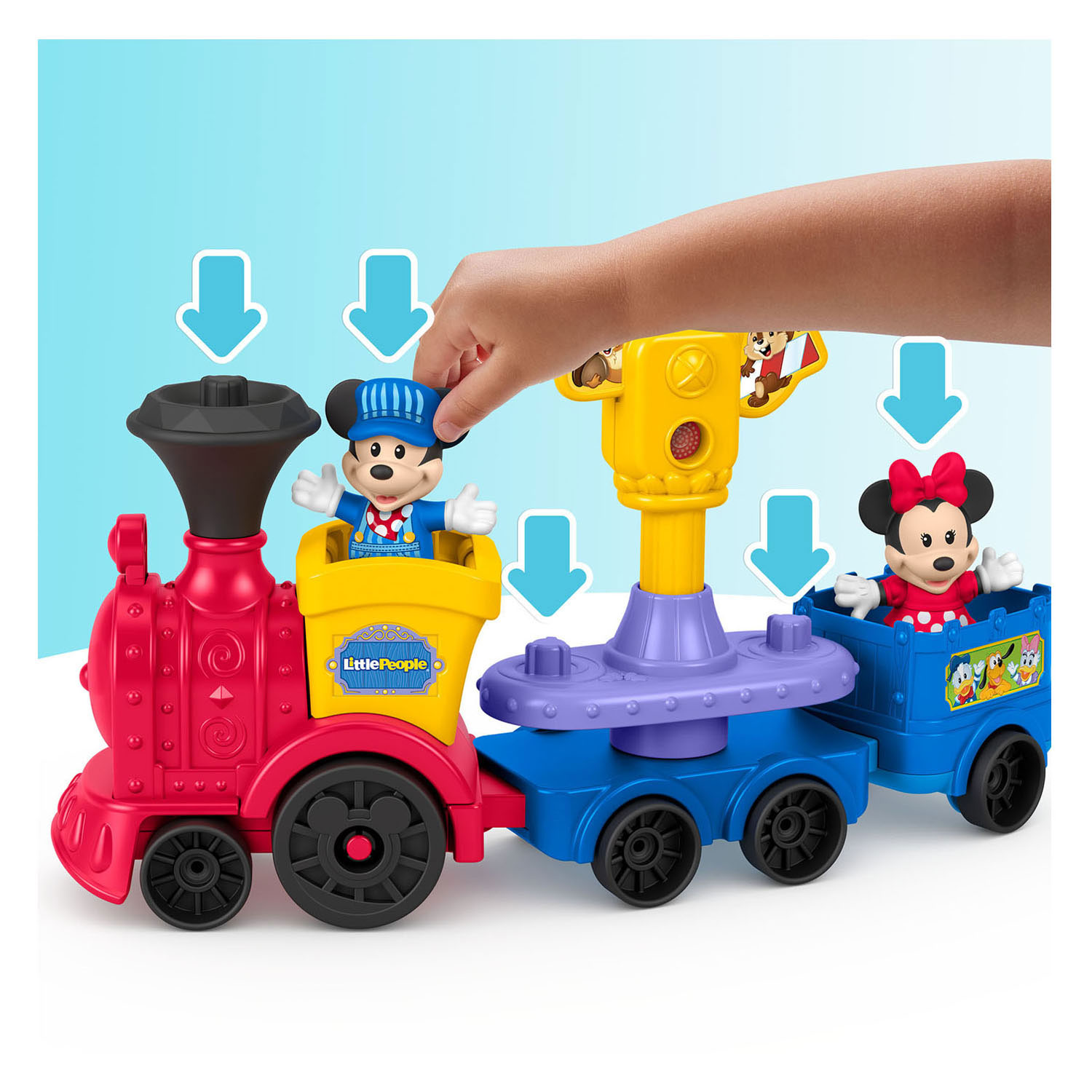 Fisher Price Little People Mickey en Minnie Muzikale Trein