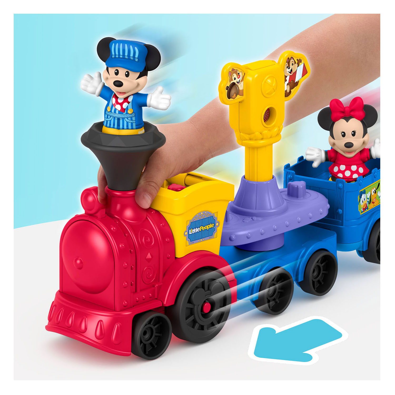 Fisher Price Little People Mickey en Minnie Muzikale Trein