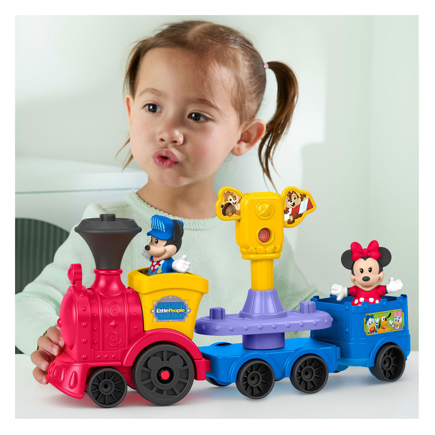 Fisher Price Little People Mickey en Minnie Muzikale Trein