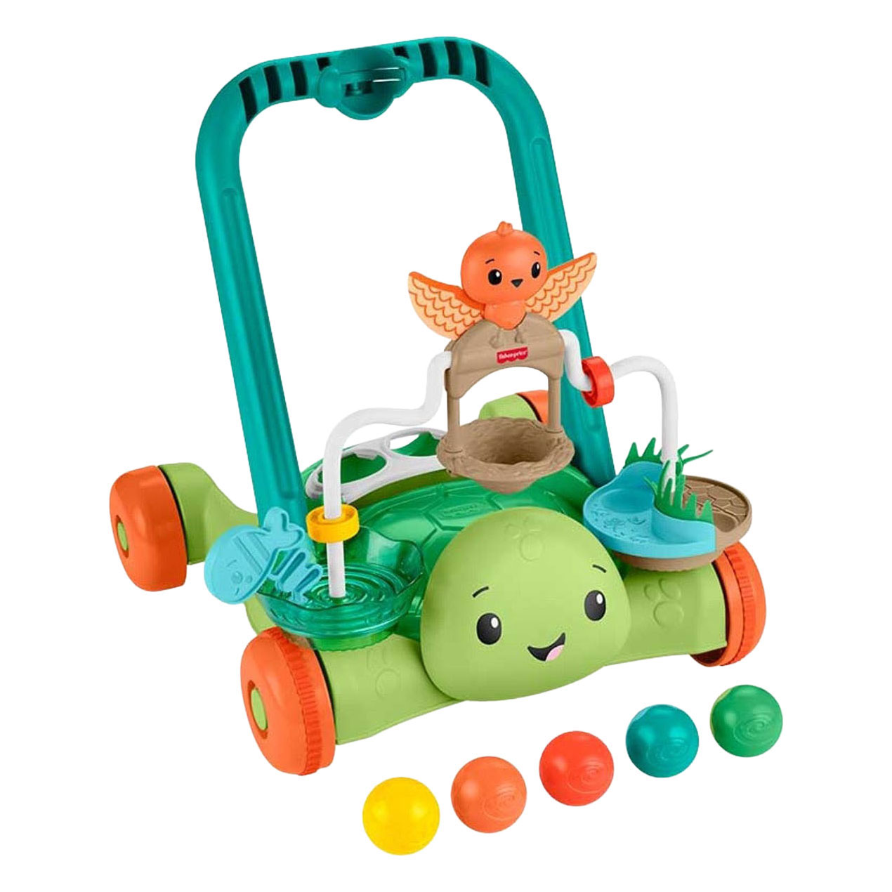 Fisher Price Schildpad Loopwagentje