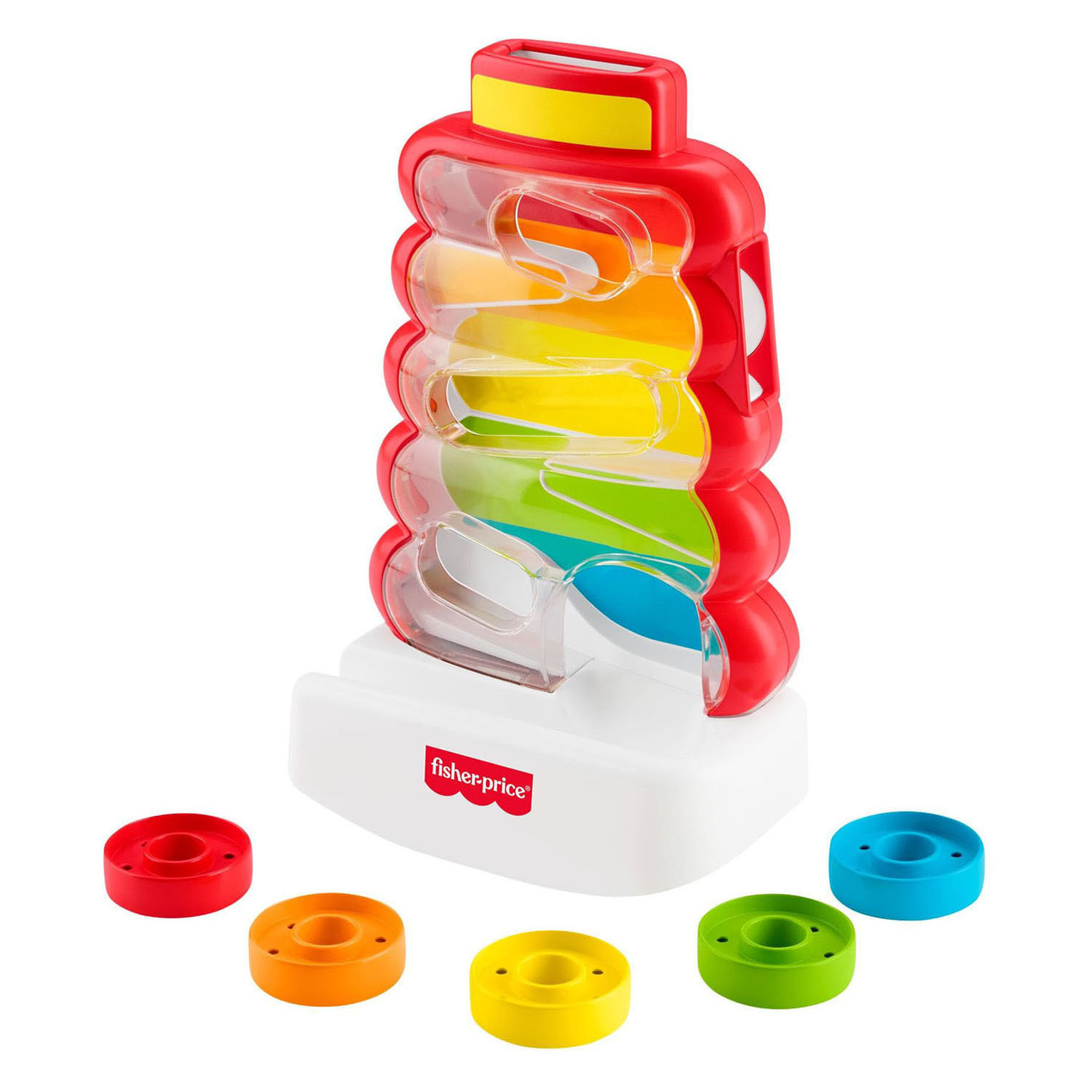 Fisher Price Doorvalbare Stapelblokken