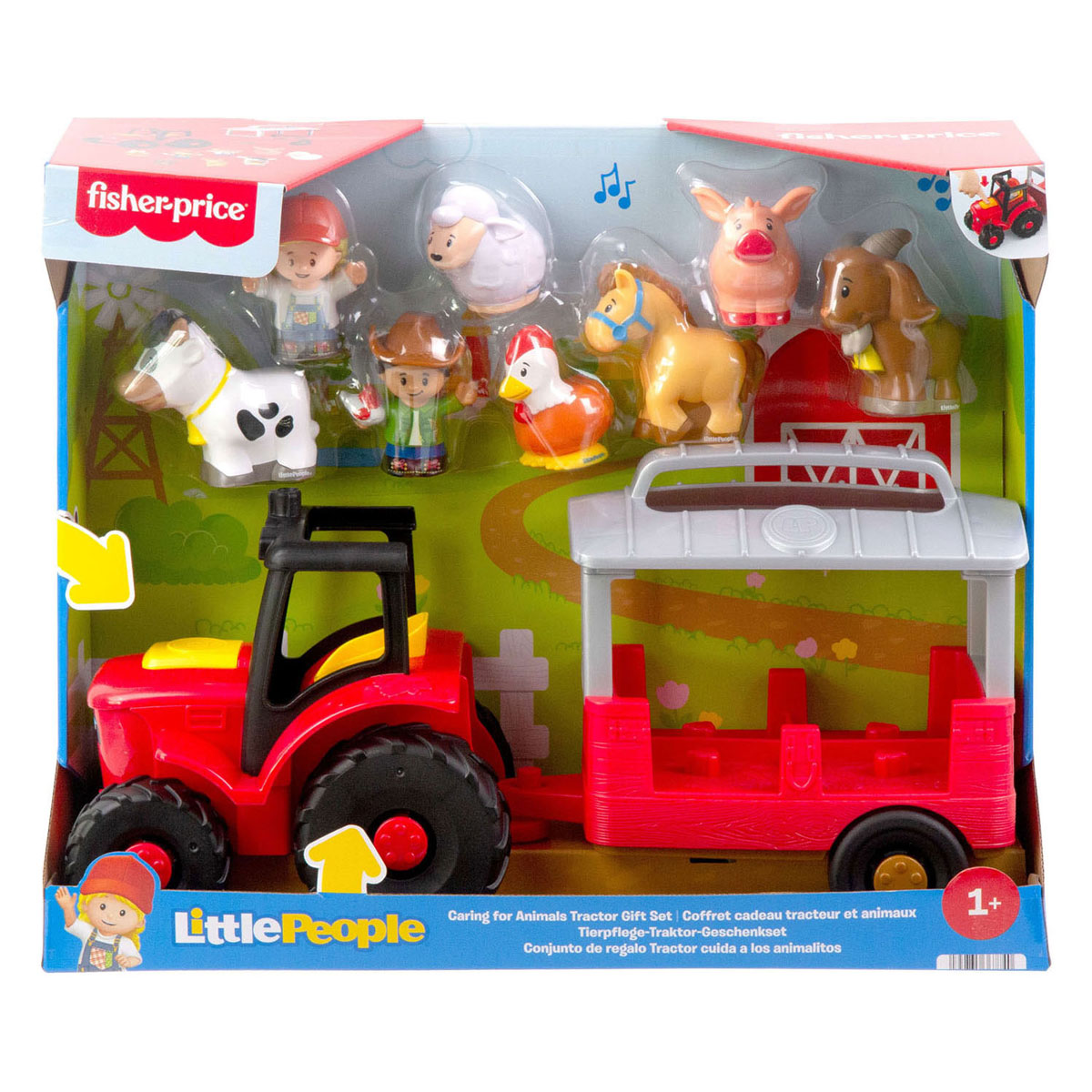 Fisher Price Little People Dierenverzorgingsboerderij Tractor Cadeauset