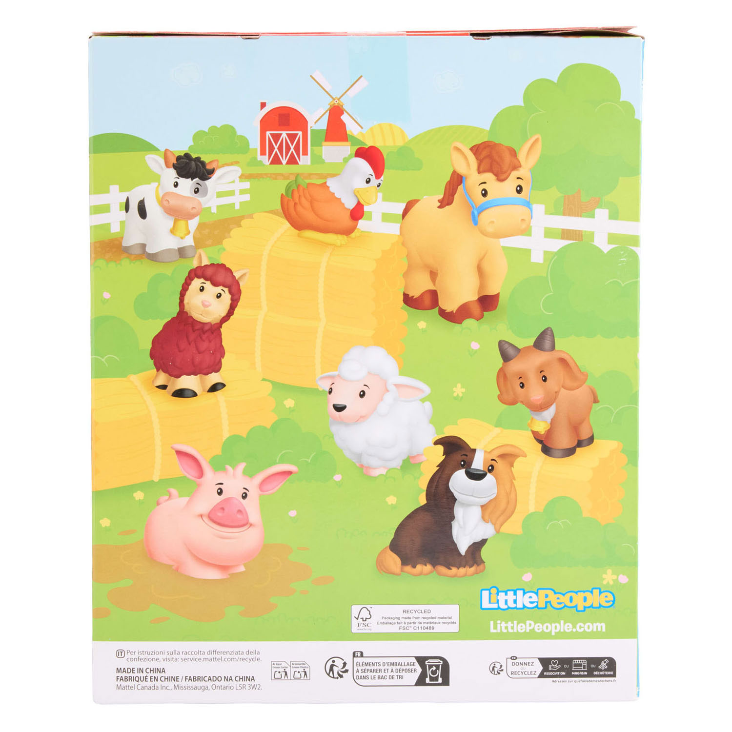 Fisher Price Little People Boerderijdieren - 8dlg.