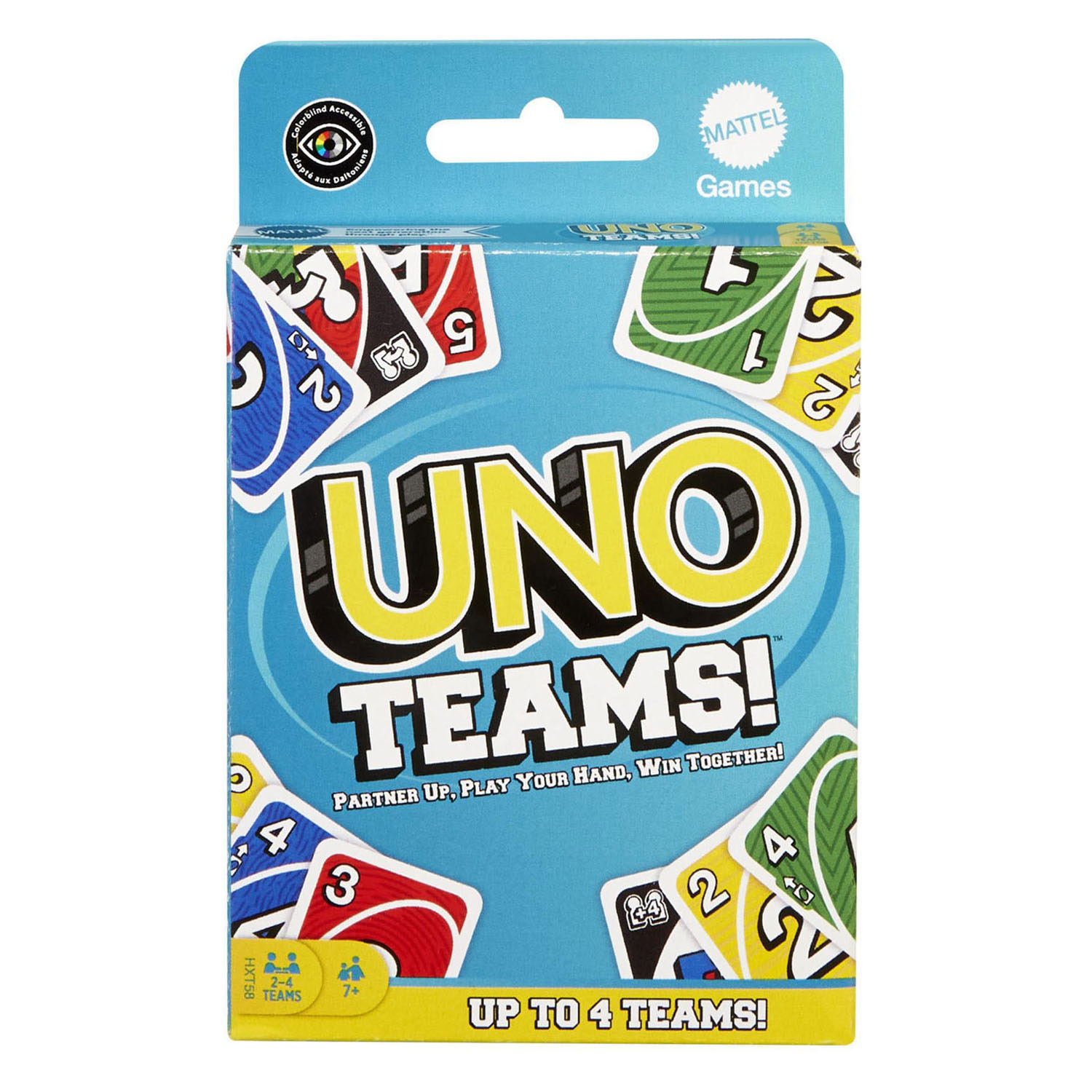 UNO Jeu de cartes par équipes