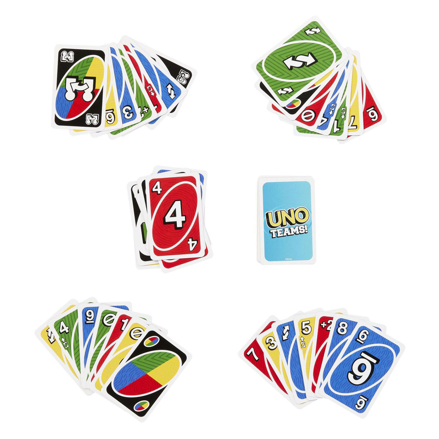 UNO Jeu de cartes par équipes