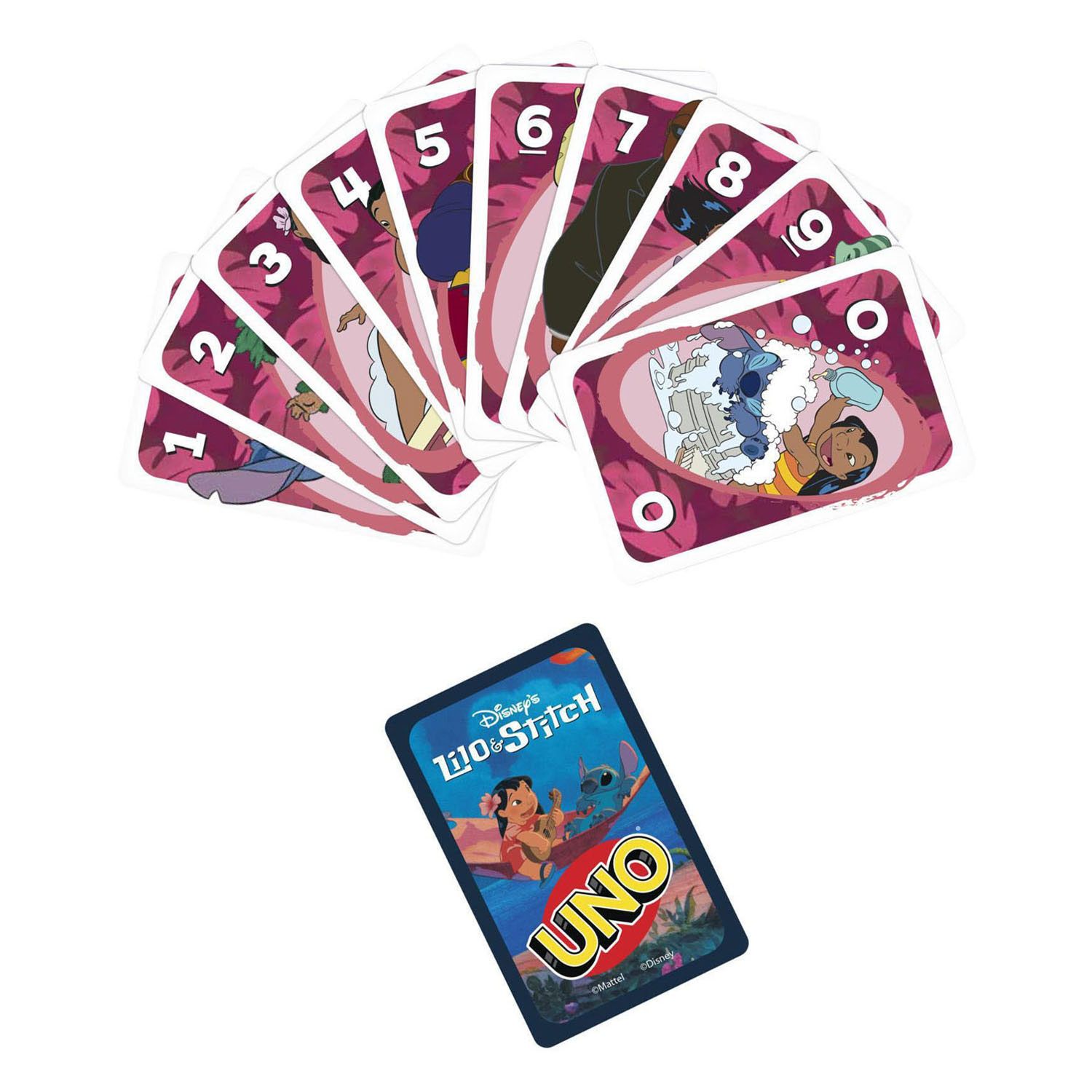 UNO Disney Lilo et Stitch Jeu de cartes