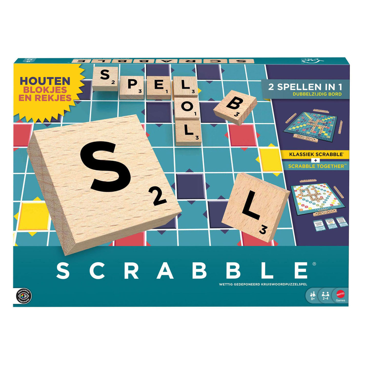 Scrabble Original Wood Bordspel NL
