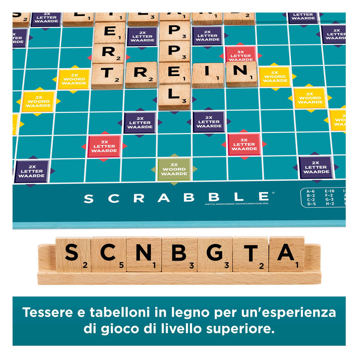 Scrabble Original Wood Bordspel NL