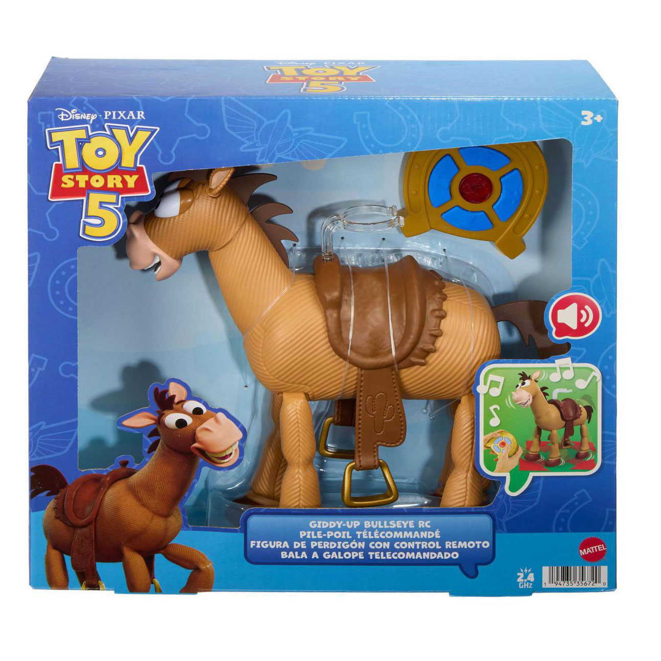 Toy Story 5 Bullseye Giddy up RC Bestuurbaar