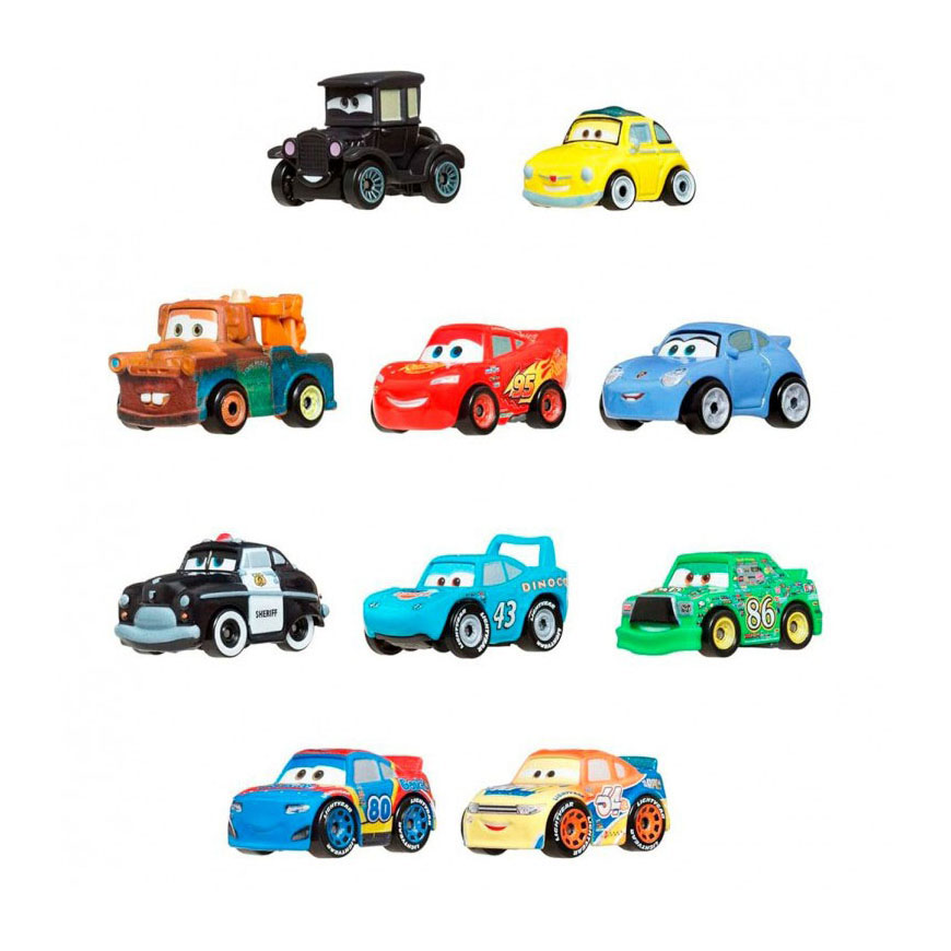 Cars Mini Racers - 10st.
