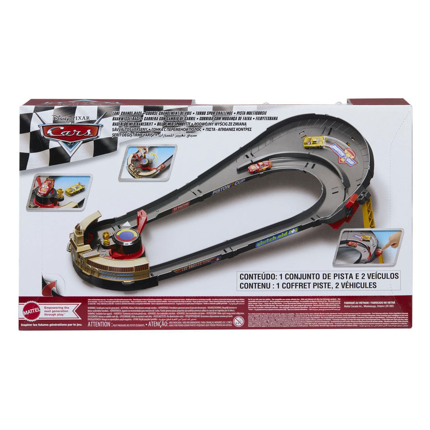 Cars Nascar Baanwisselrace Speelset