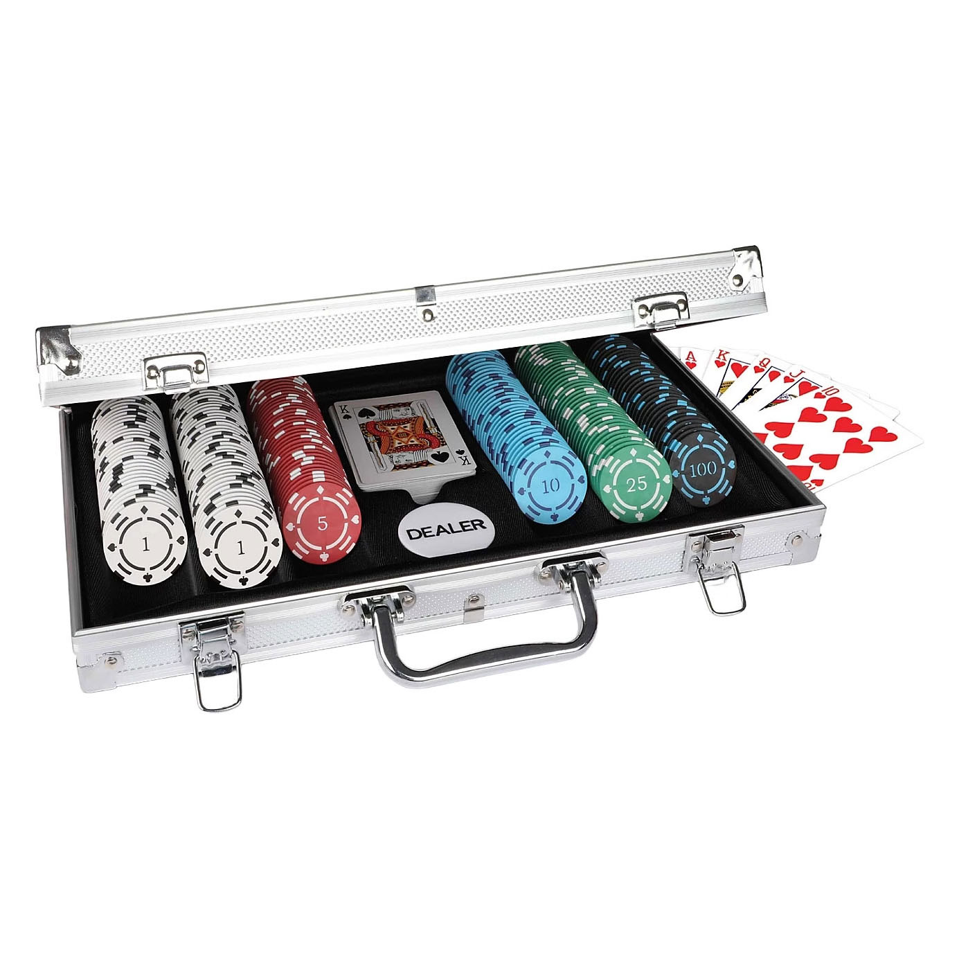 Étui en aluminium - 300 jetons de poker