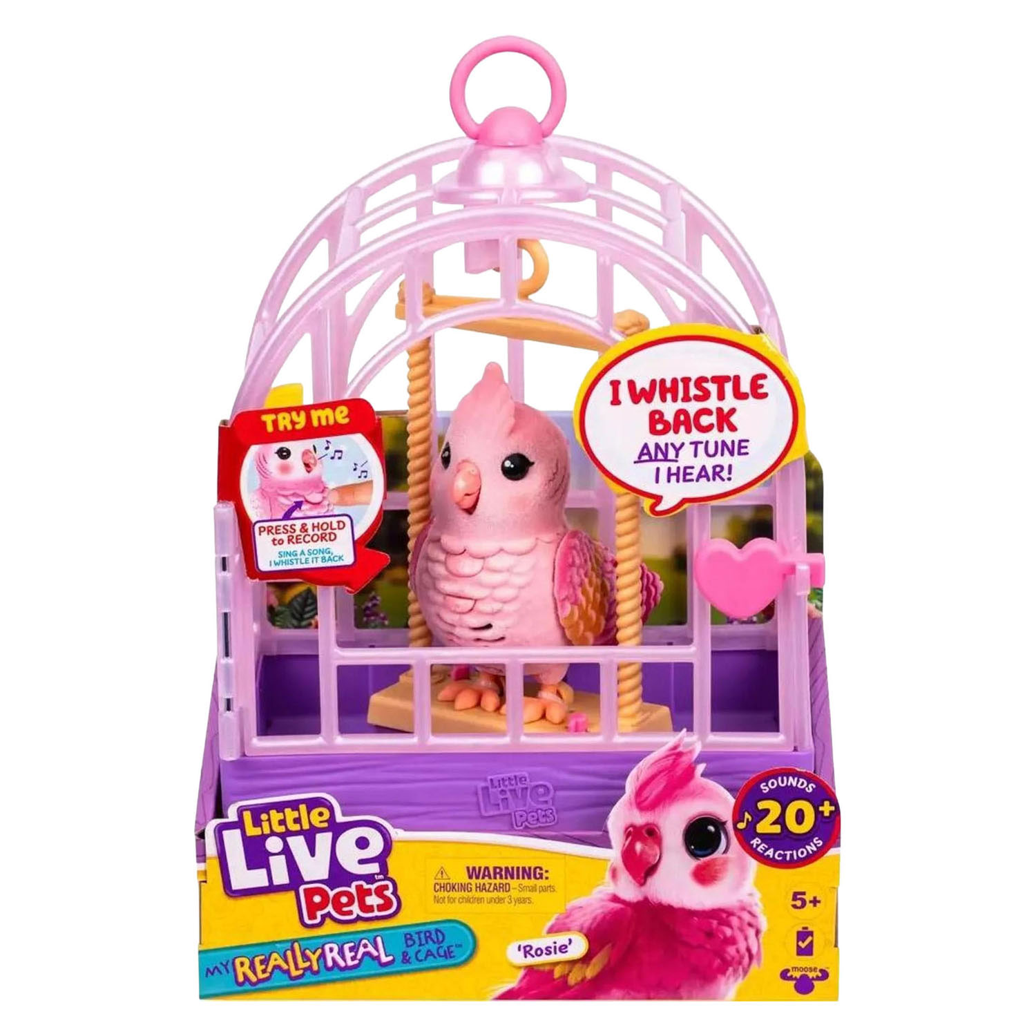 Little Live Pets My Really Real Bird & Cage Rosie Interactief Dier