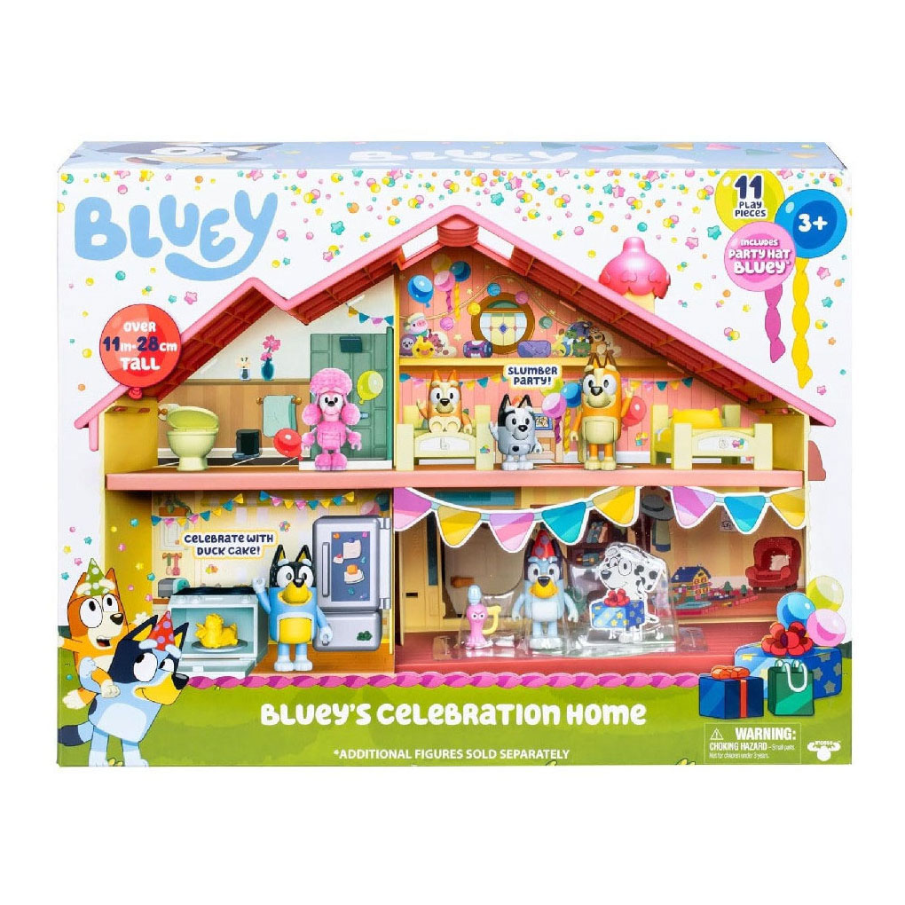 Bluey Speelset Celebration Huis