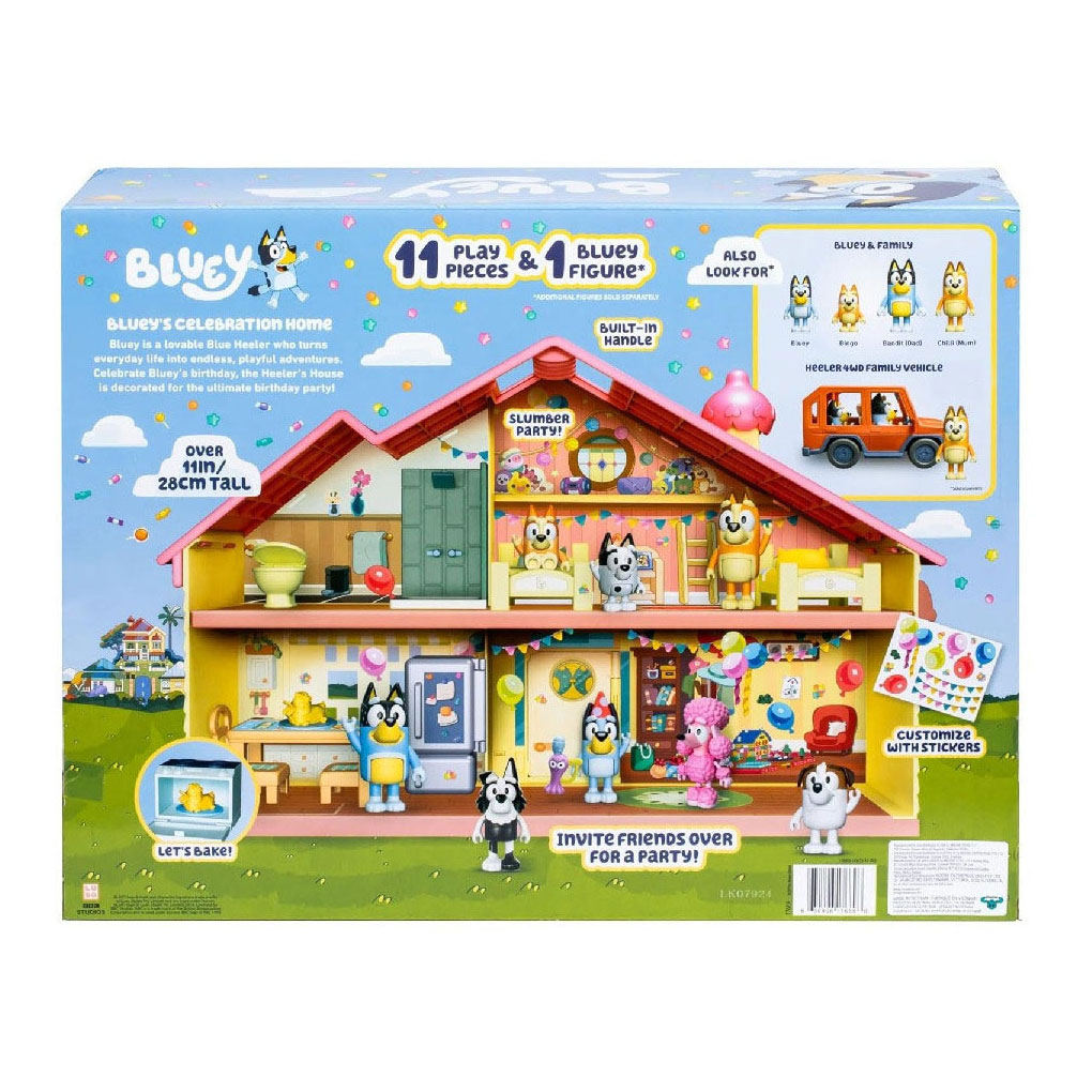 Bluey Speelset Celebration Huis