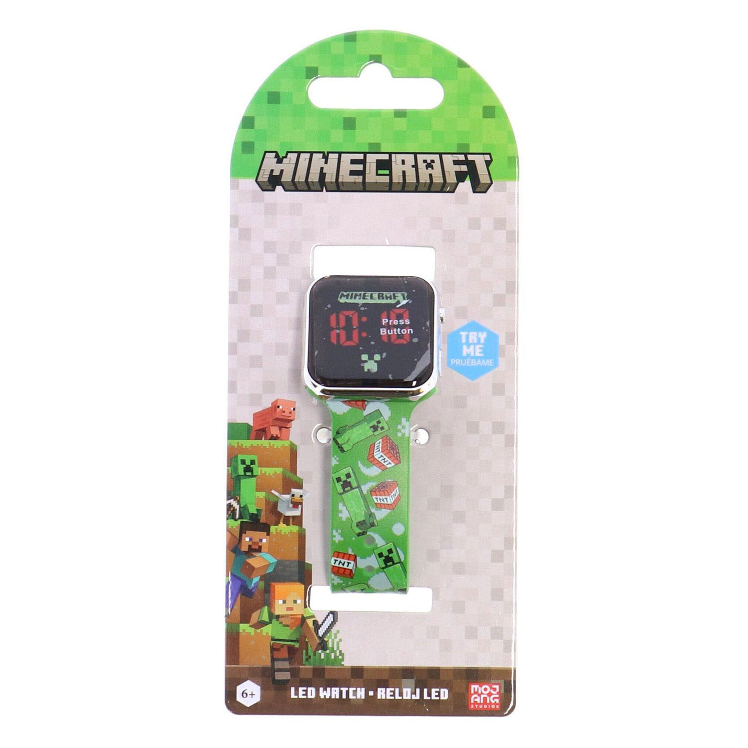 LED Horloge Minecraft